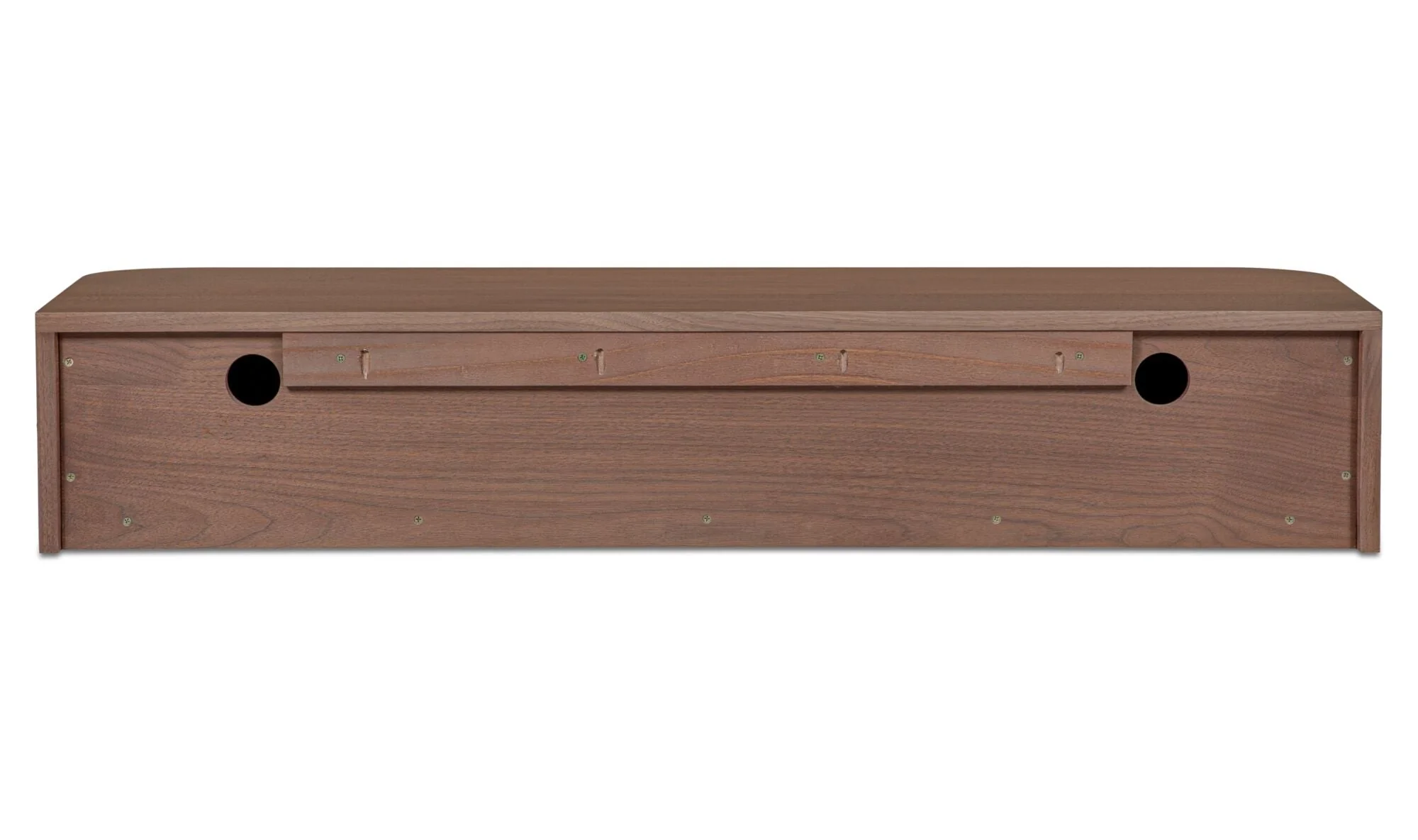 Round Off Floating Console Table Walnut - Image 6