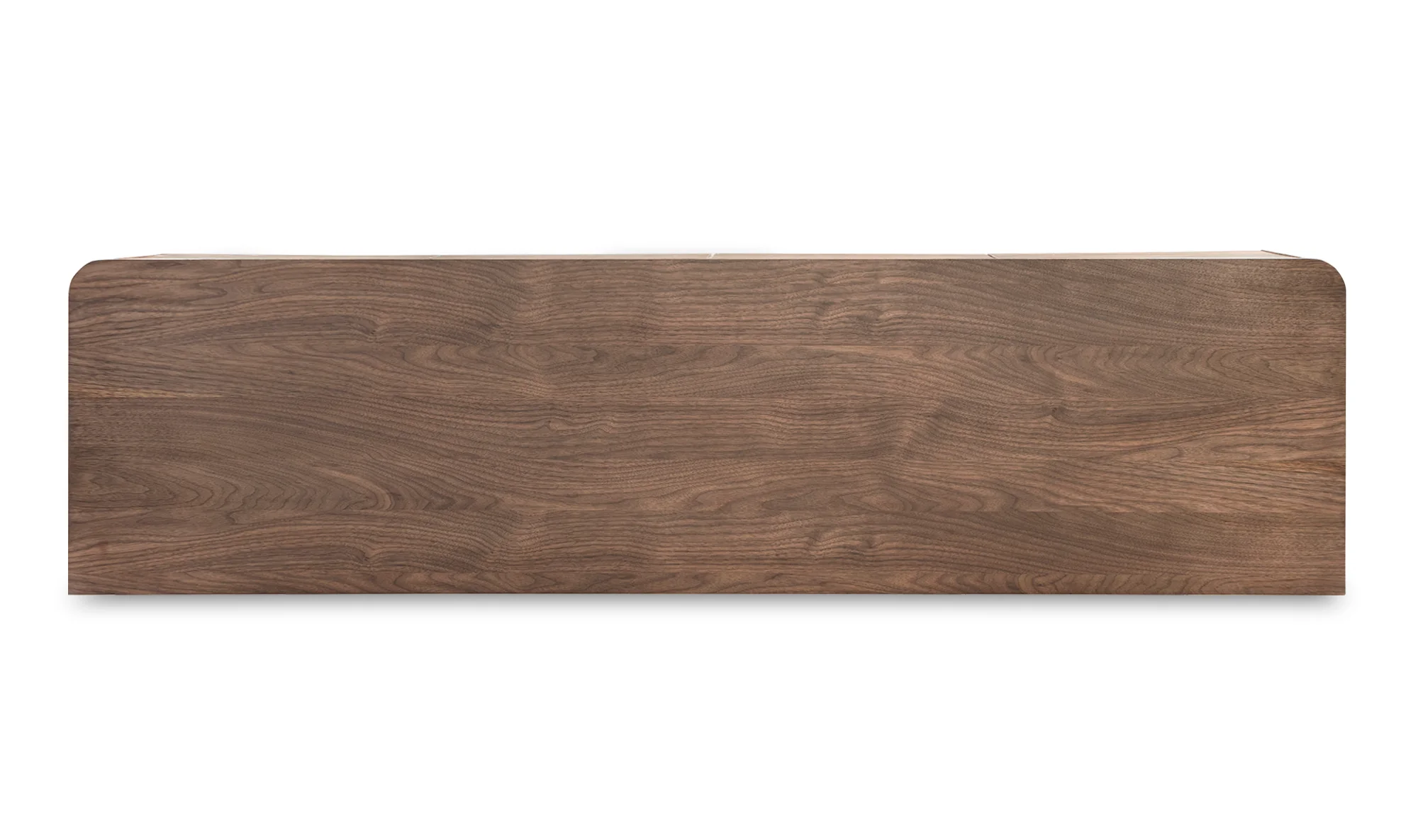 Round Off Sideboard Walnut Brown - Image 4