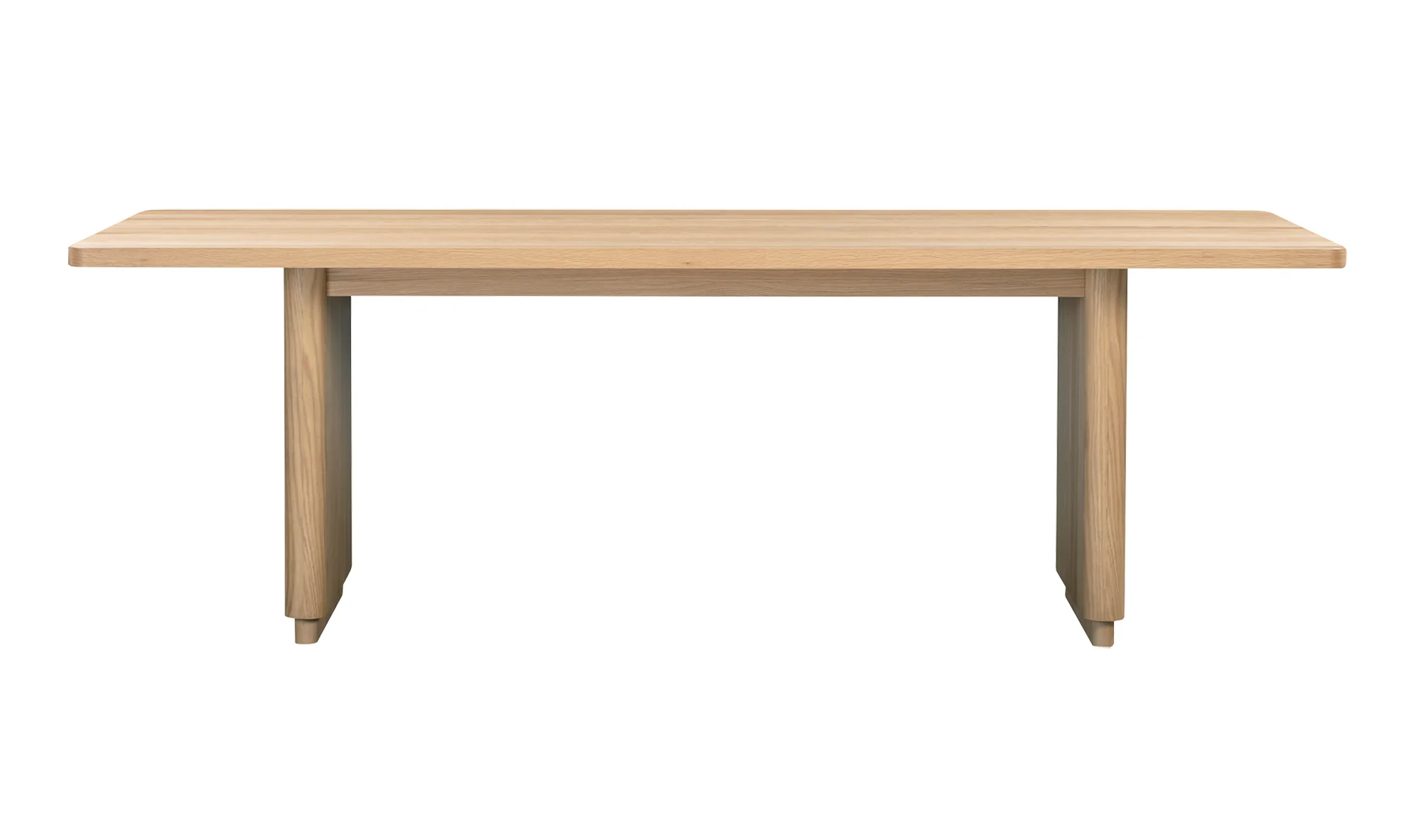 Round Off Small Dining Table Natural Oak