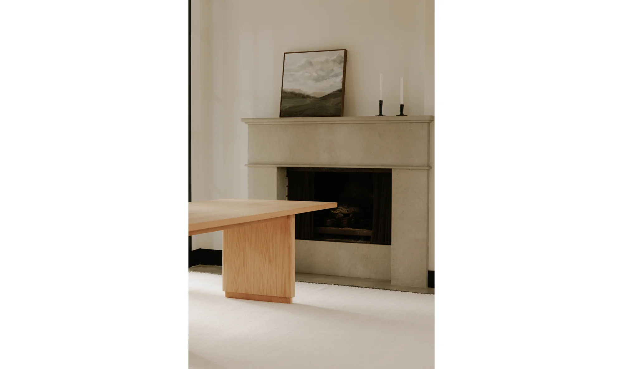 Round Off Small Dining Table Natural Oak - Image 5
