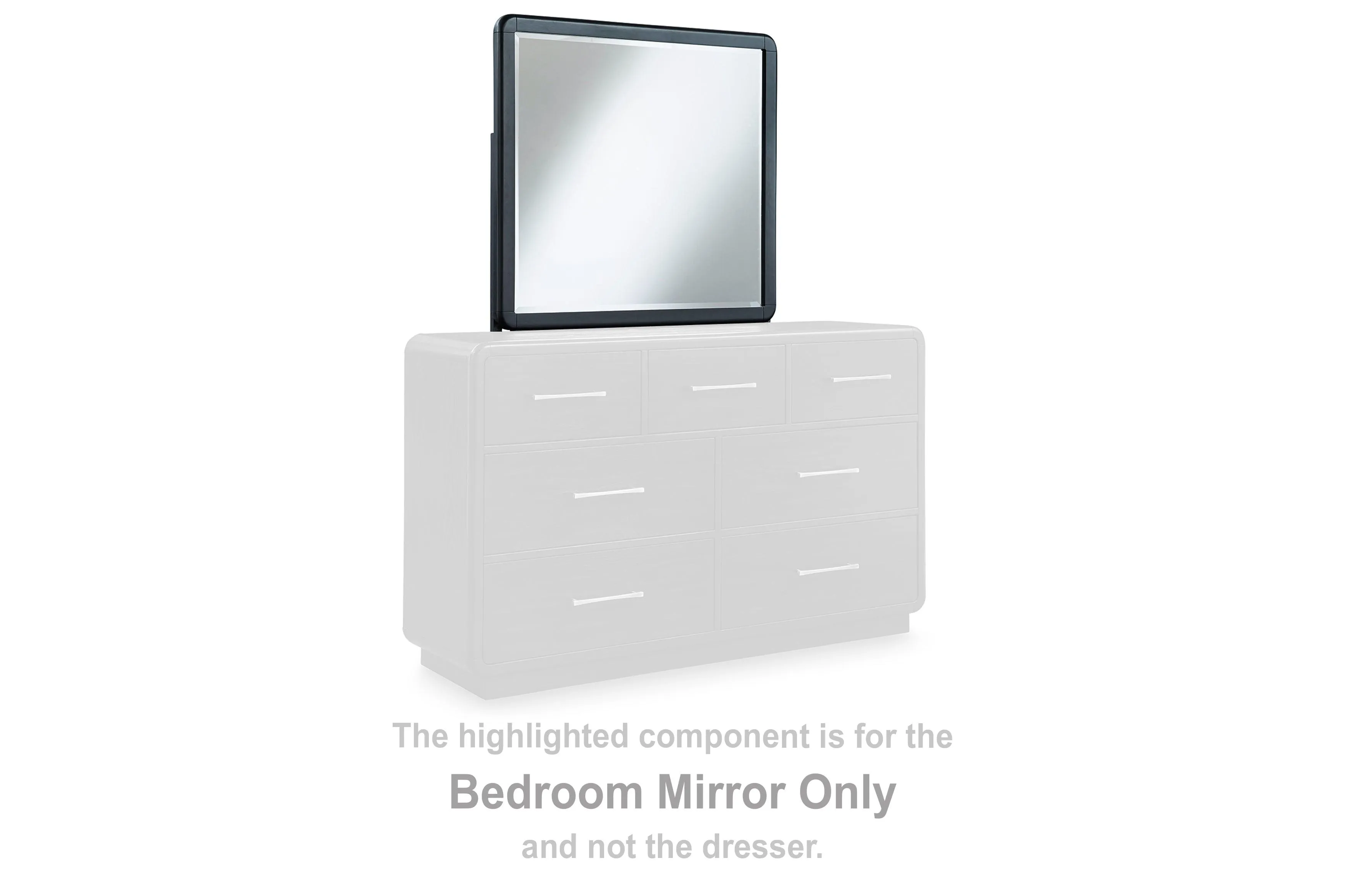 Rowanbeck Black Bedroom Mirror - Image 3