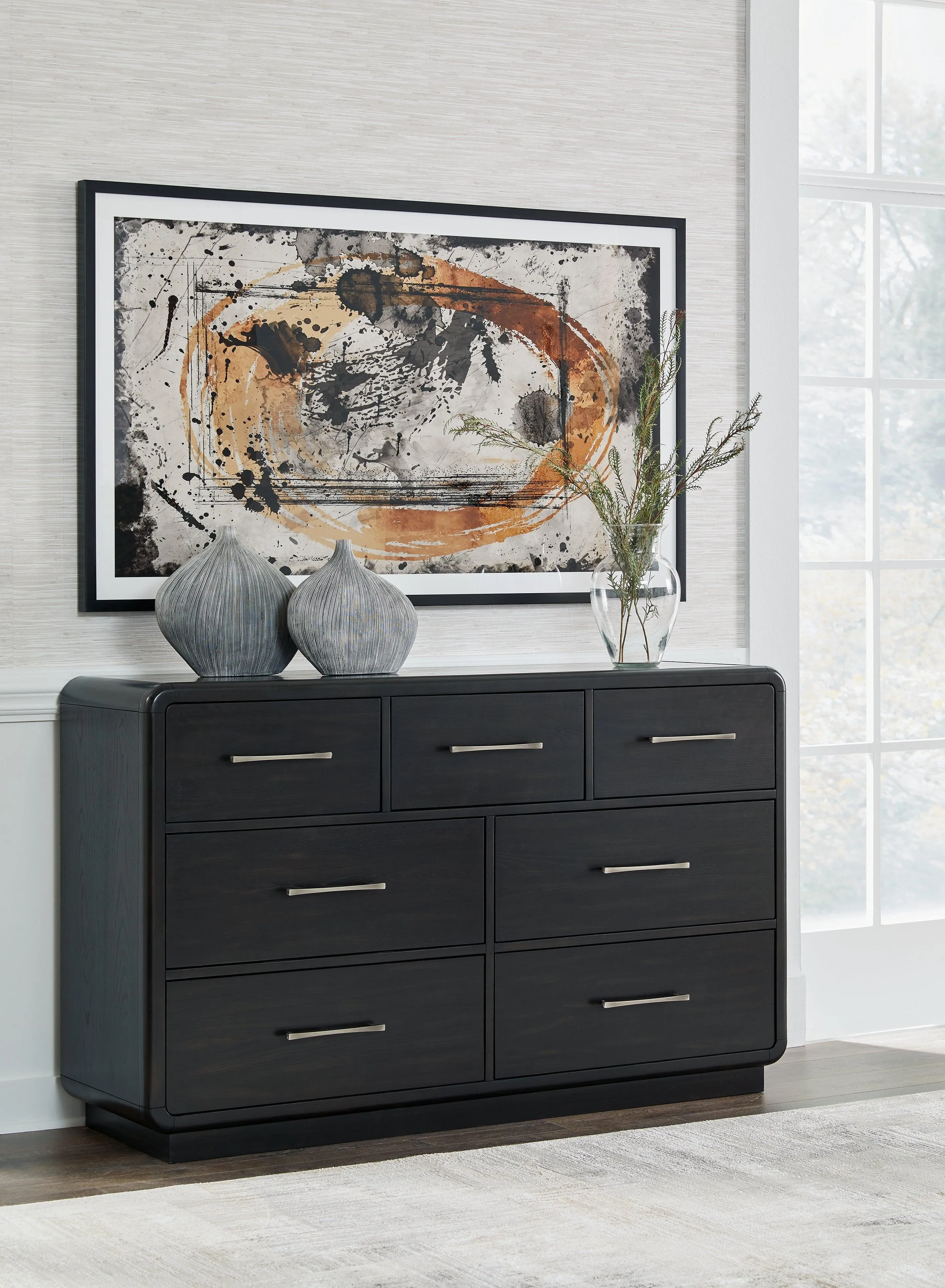 Rowanbeck Black Dresser - Image 2
