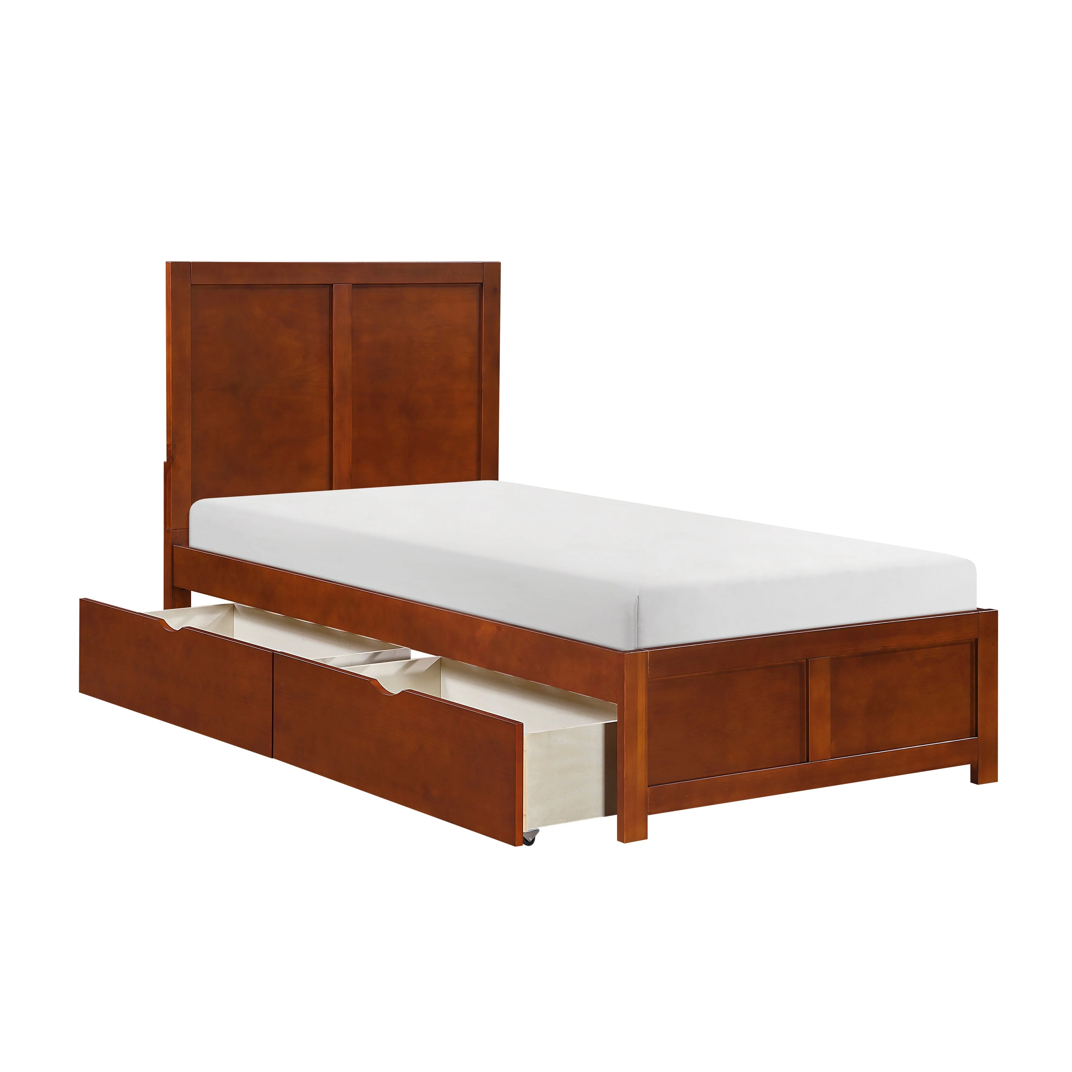 Rowe Dark Cherry Twin Platform Bed - Image 9