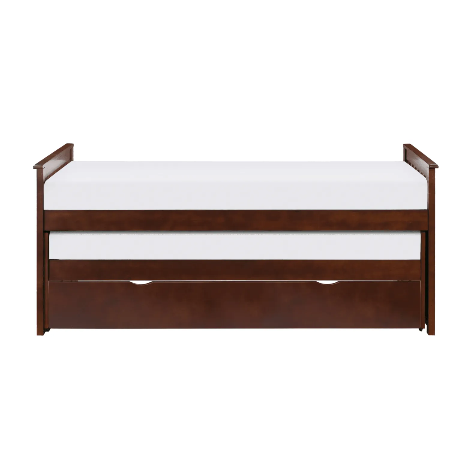 Rowe Dark Cherry Twin/Twin Bed with Twin Trundle - Image 4