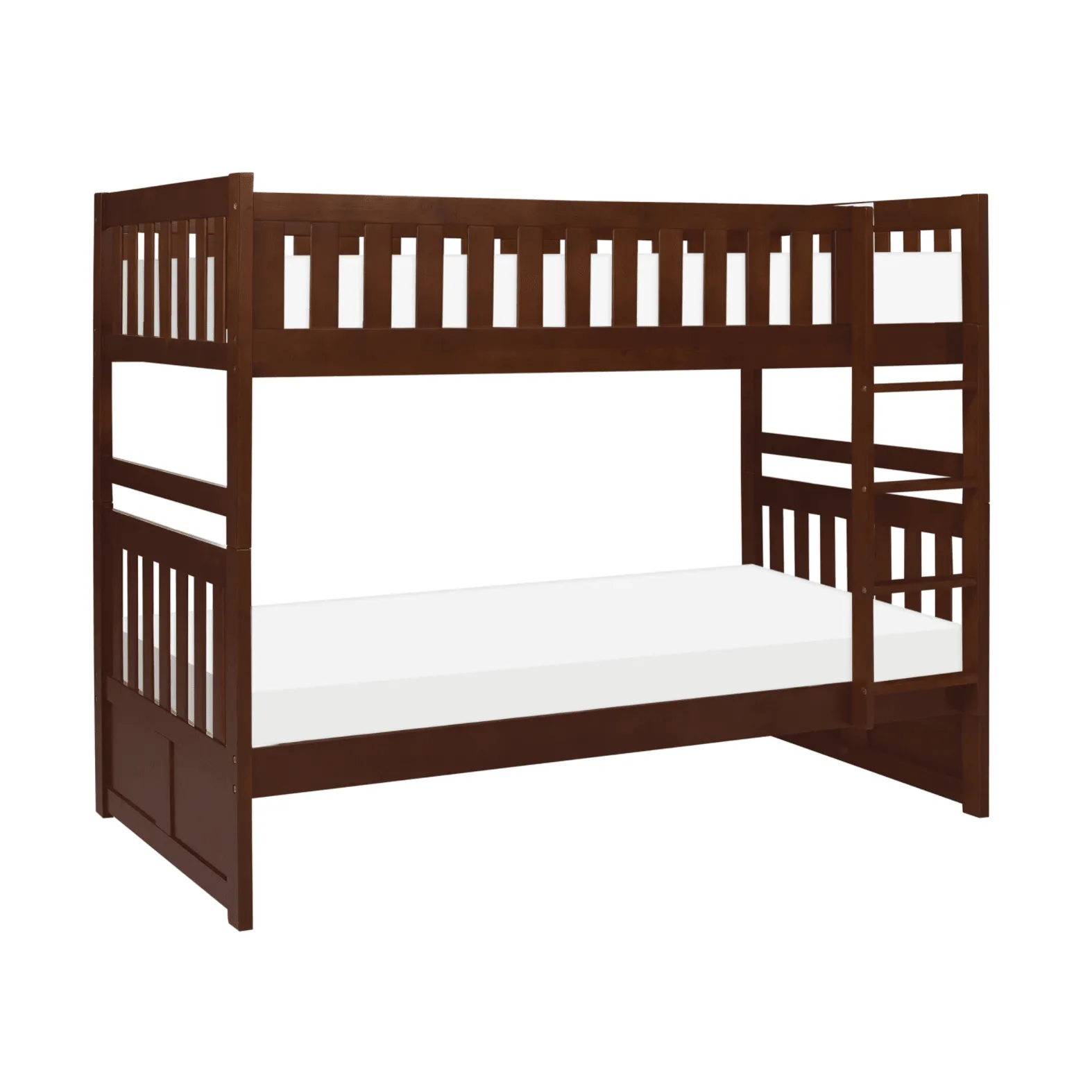 Rowe Dark Cherry Twin/Twin Bunk Bed - Image 2