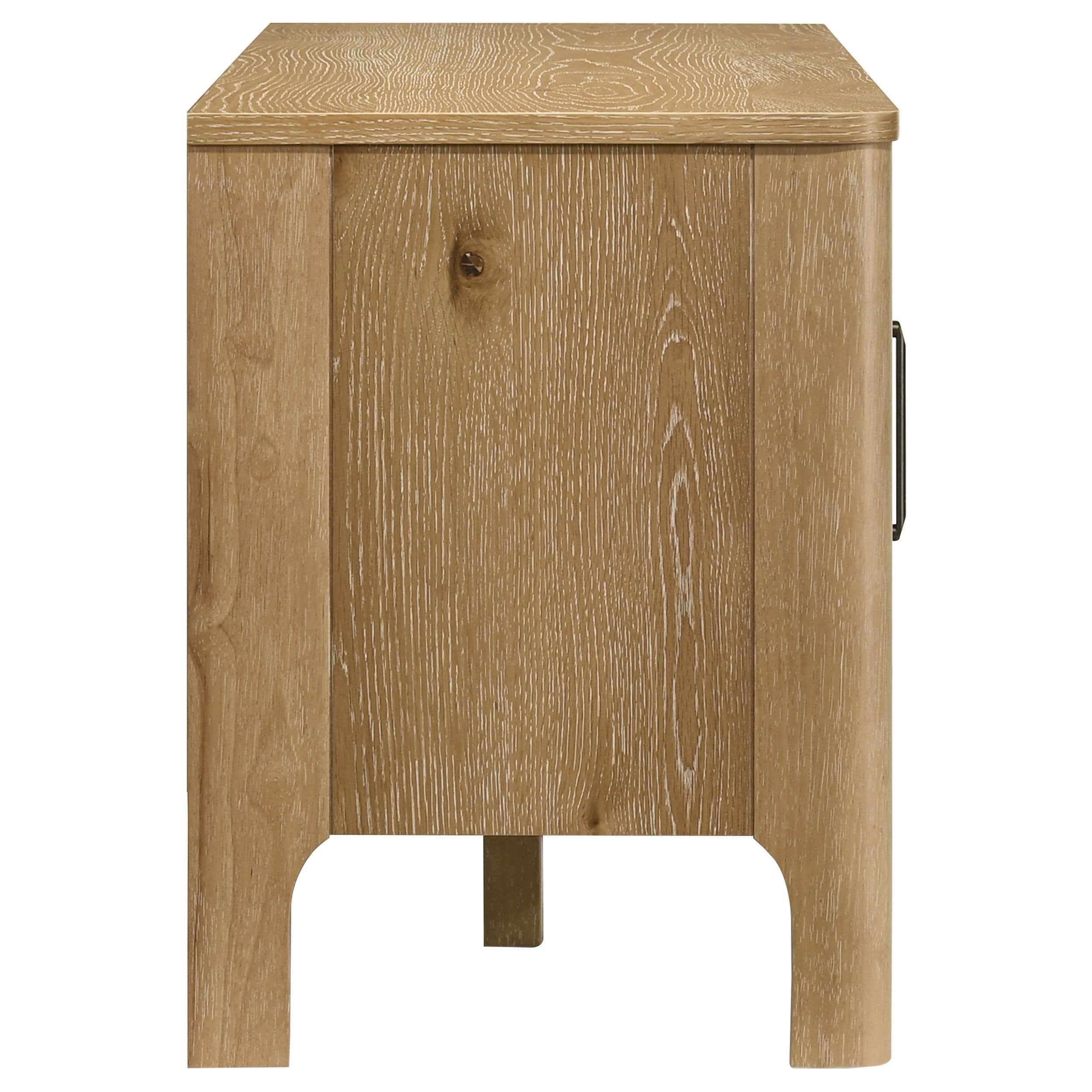 Rowe Light Oak 65-inch 2-door Wood TV Stand Media Console - Image 11
