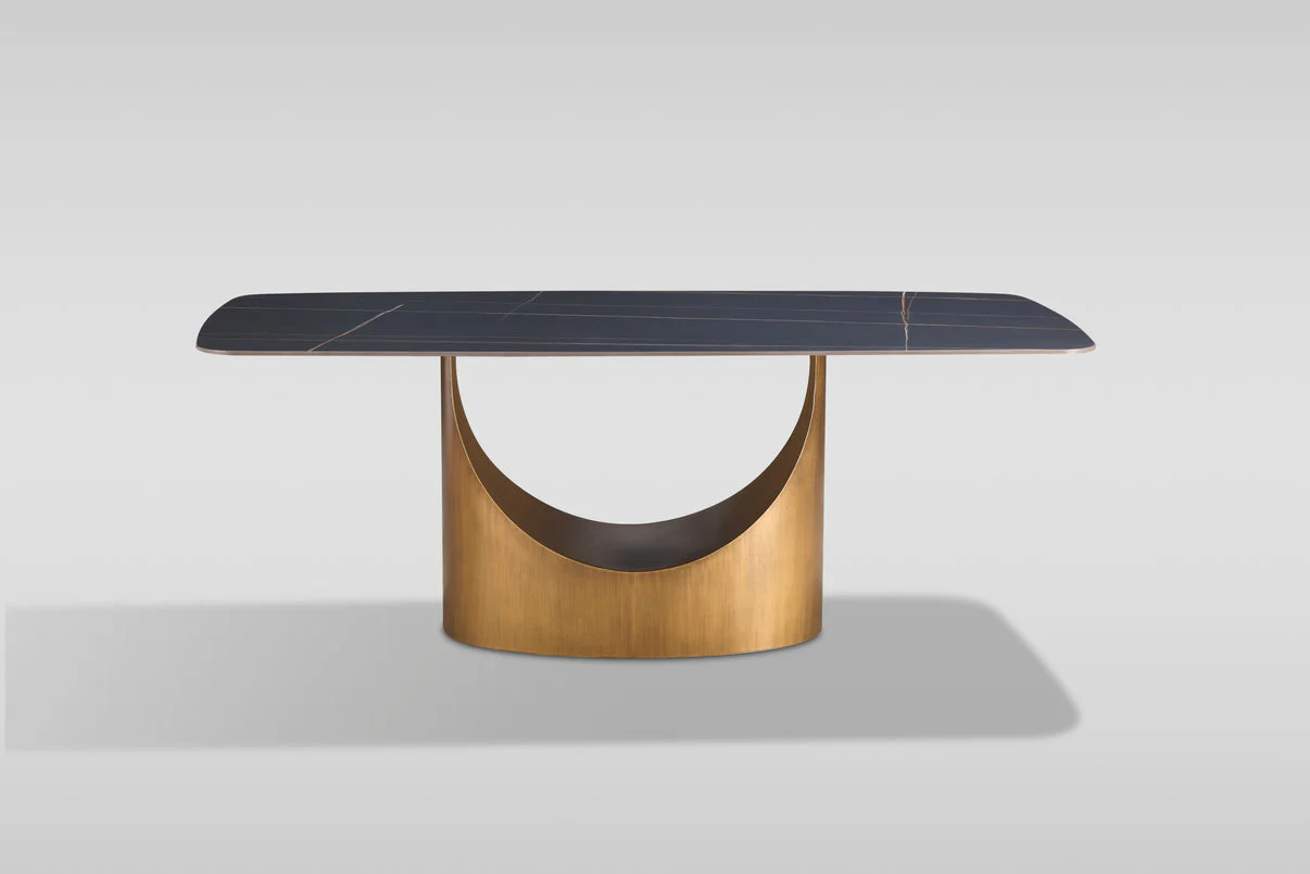 Roxy (Black/Bronze) Dining Room Set - Image 8