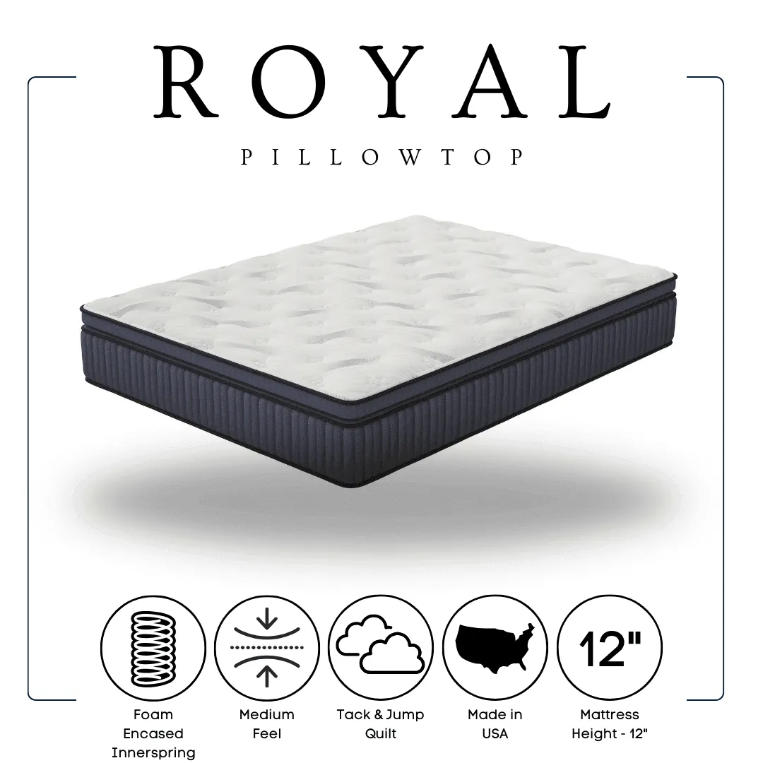 Royal Ultra Plush 12" Hybrid Queen Mattress - Image 3