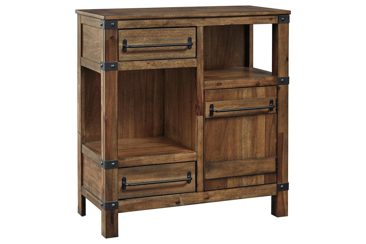 Roybeck Light Brown/Bronze Accent Cabinet - Image 6