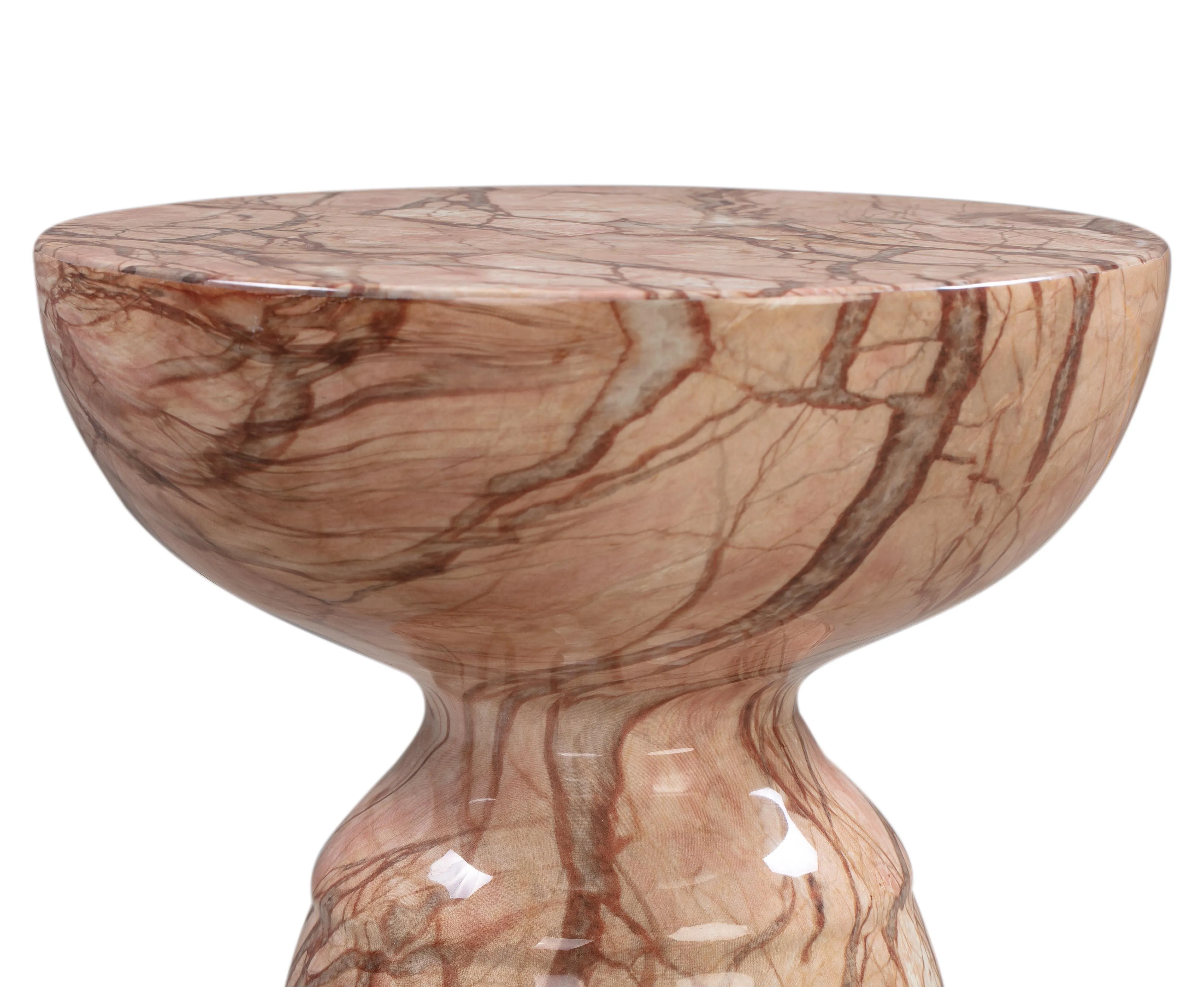 Rue Marble Indoor / Outdoor Round Side Table - Image 5