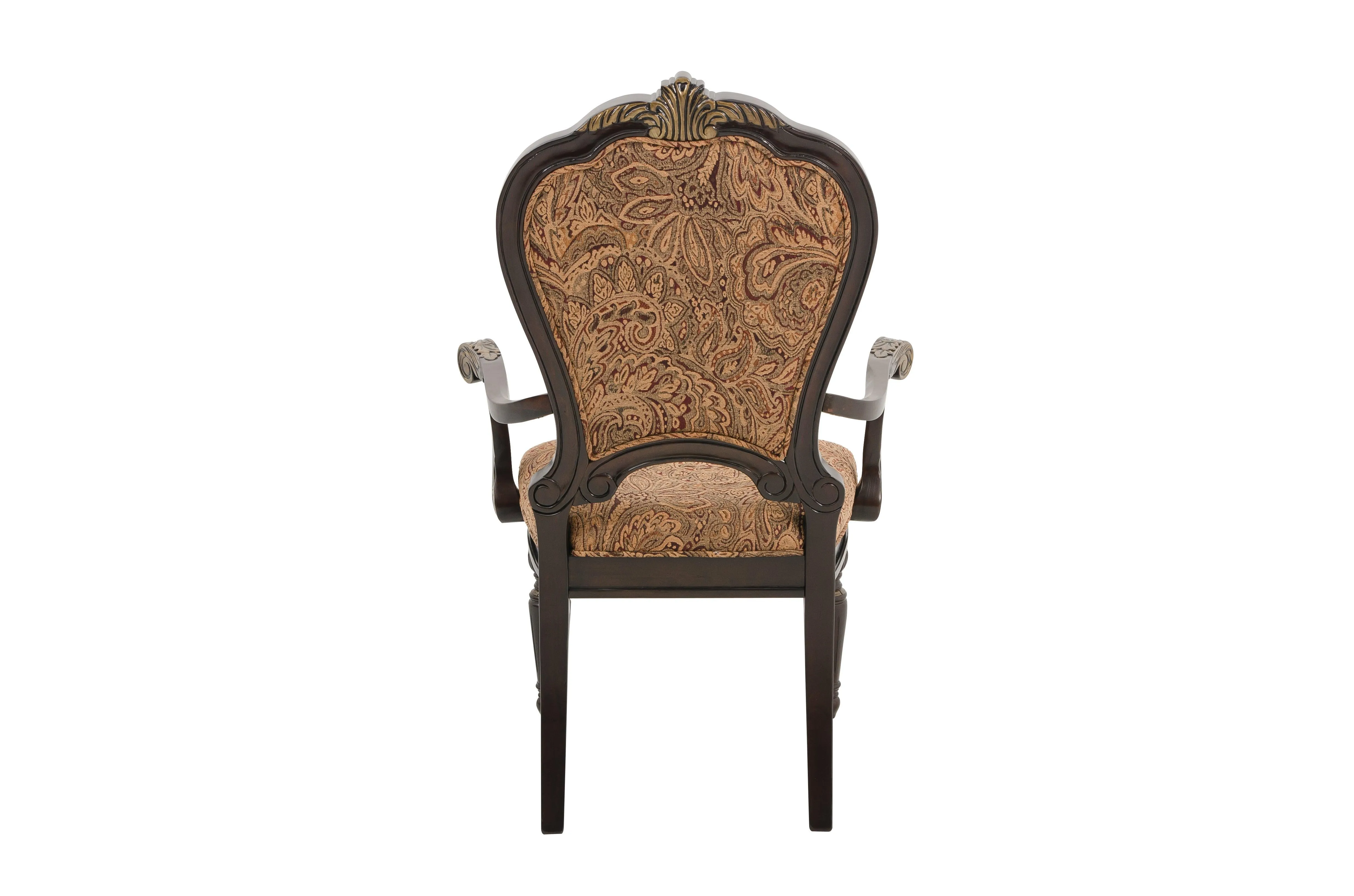 Russian Hill Warm Cherry Arm Chair, Set of 2 - Image 4