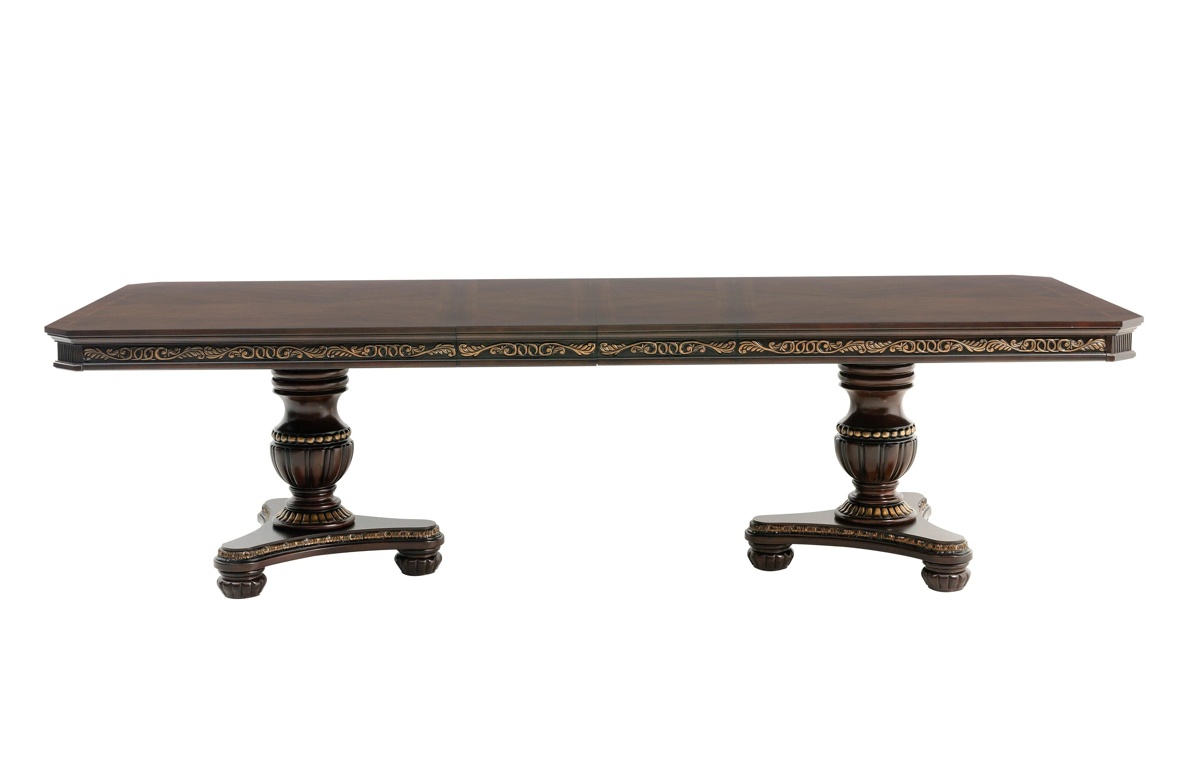 Russian Hill Warm Cherry Extendable Dining Set - Image 2