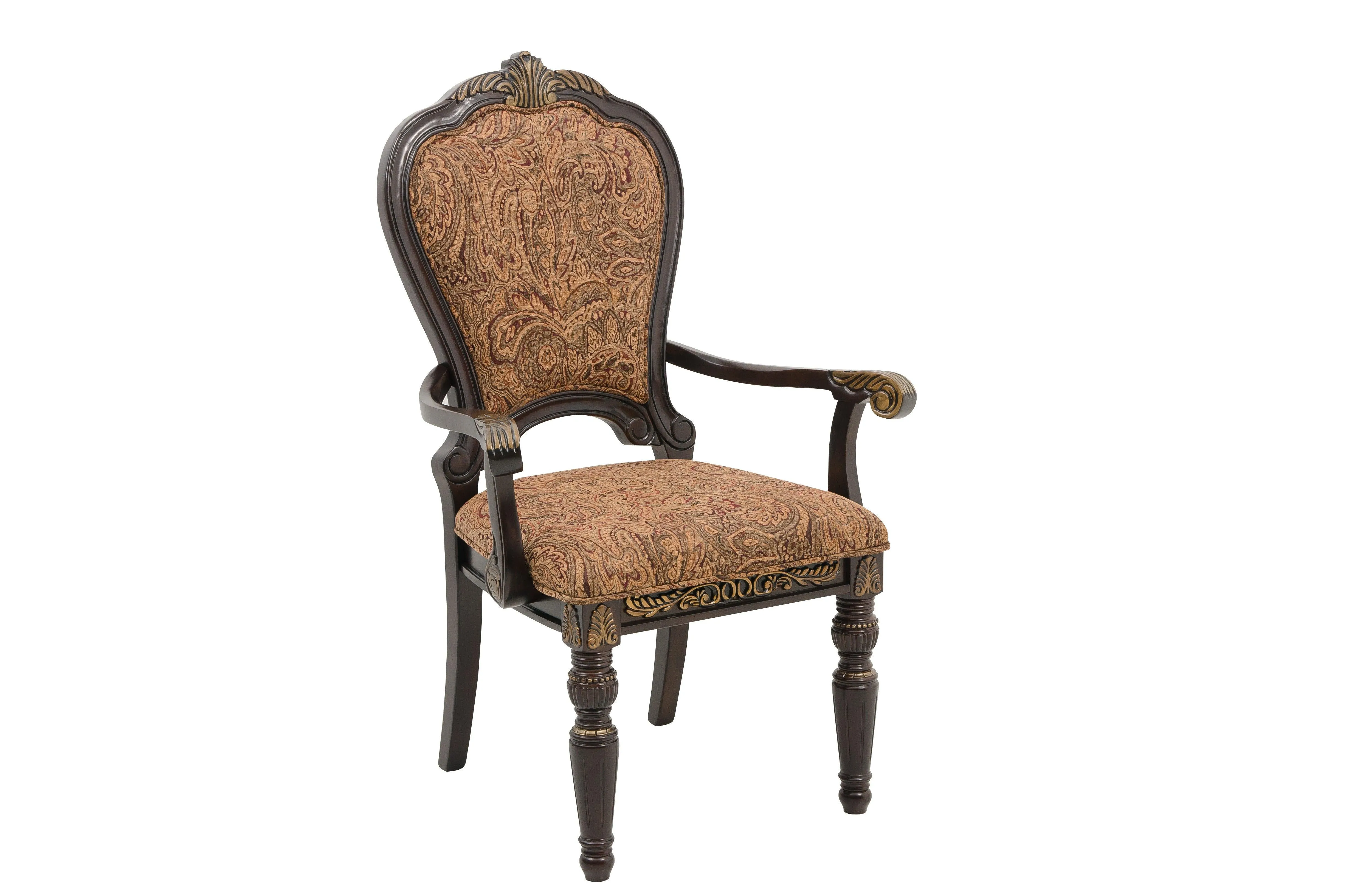 Russian Hill Warm Cherry Extendable Dining Set - Image 4