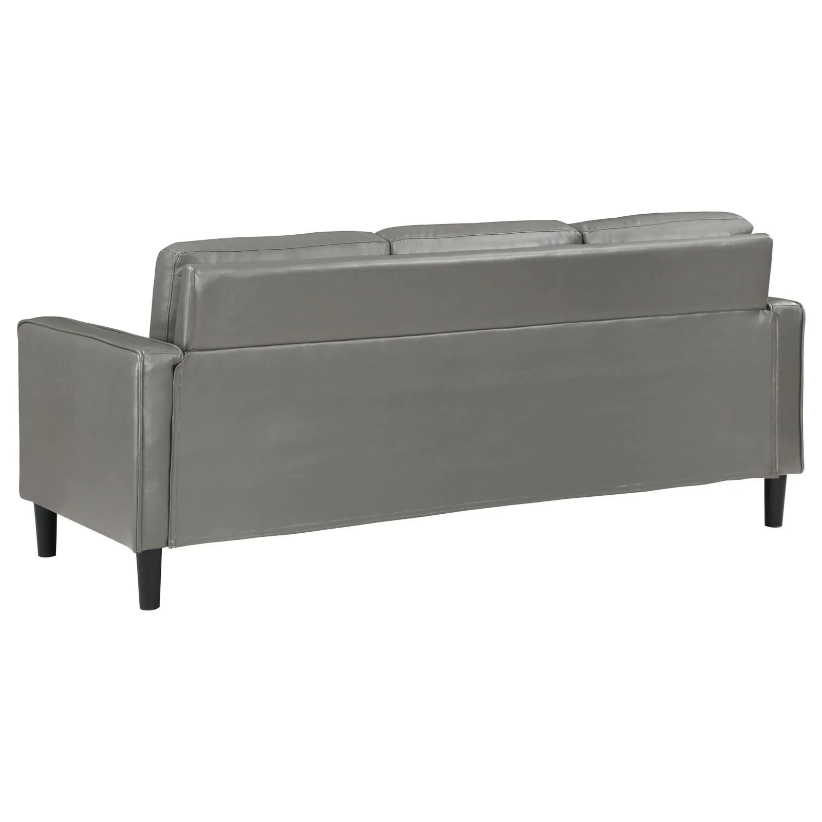Ruth 2-piece Upholstered Track Arm Sofa Set Grey - Image 5