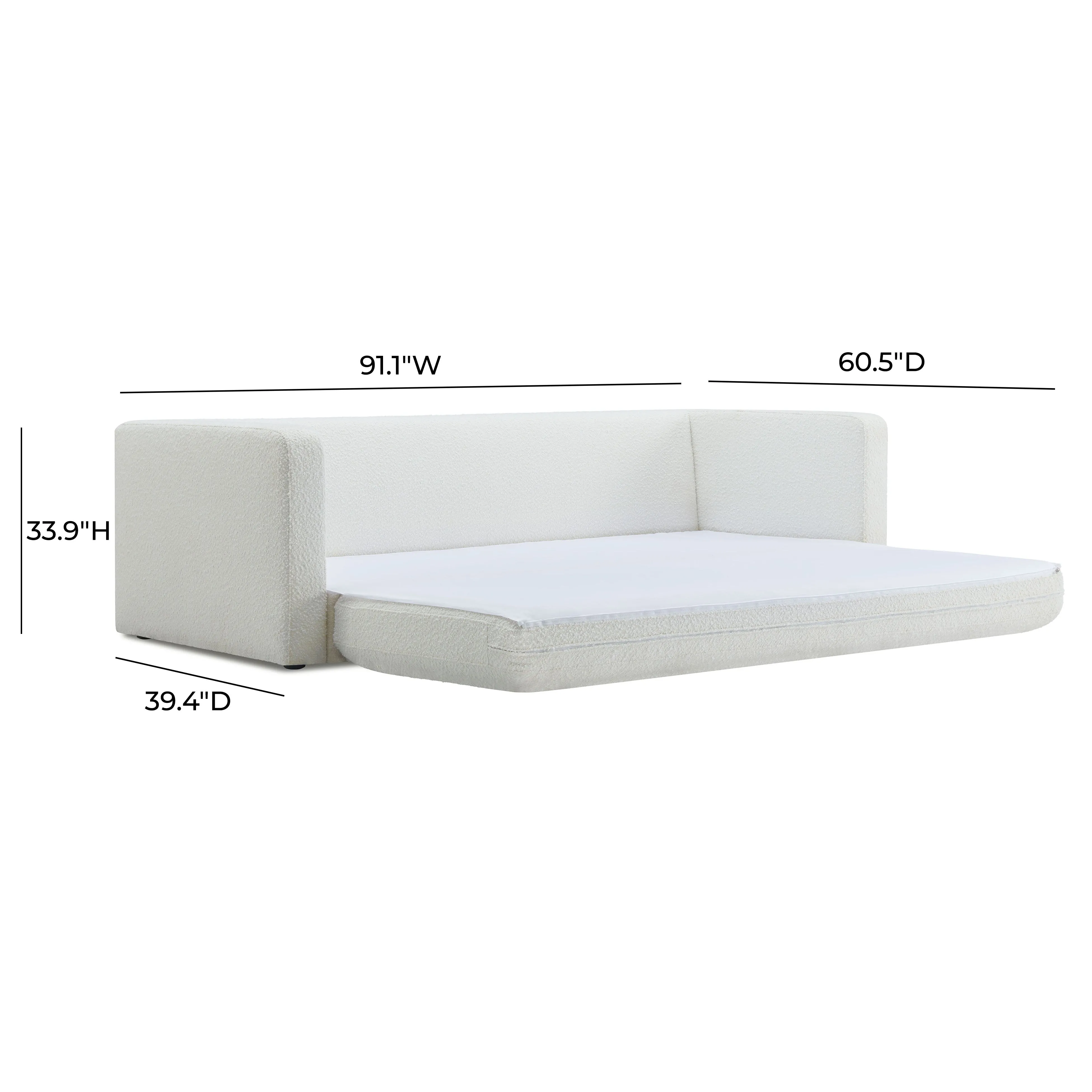 Ryan Boucle Sofa Bed - Image 10