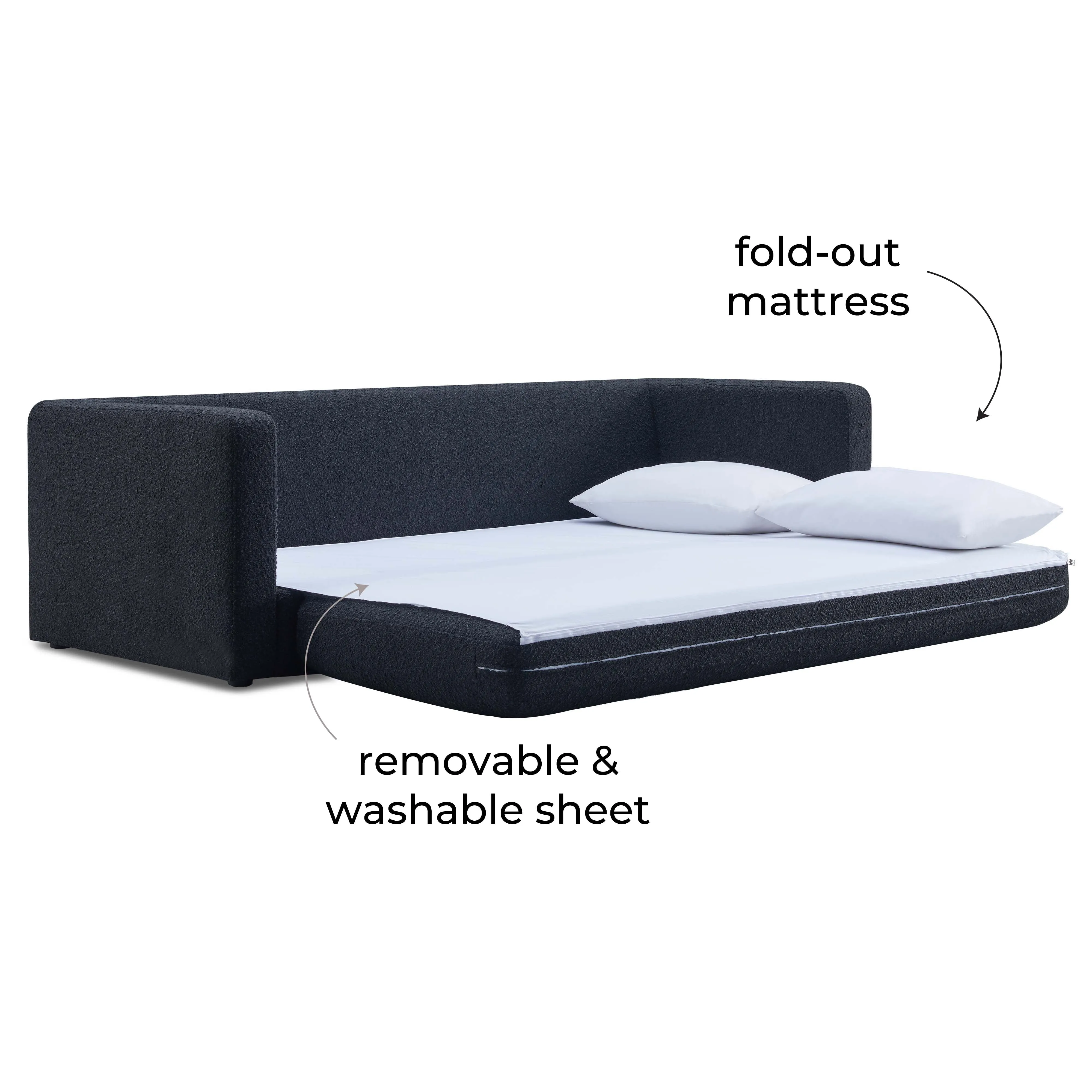 Ryan Boucle Sofa Bed - Image 16