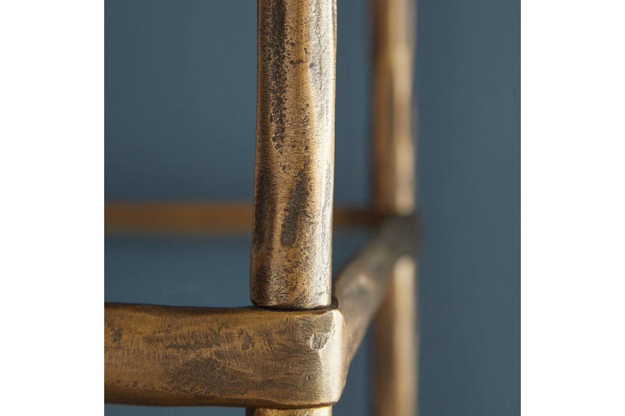 Ryandale Antique Brass Finish Bookcase - Image 3