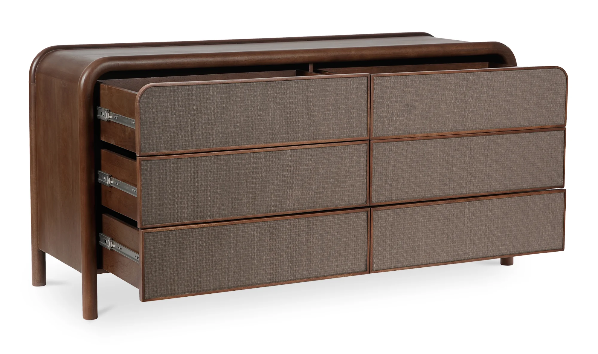 Rye 6 Drawer Dresser Warm Brown - Image 4