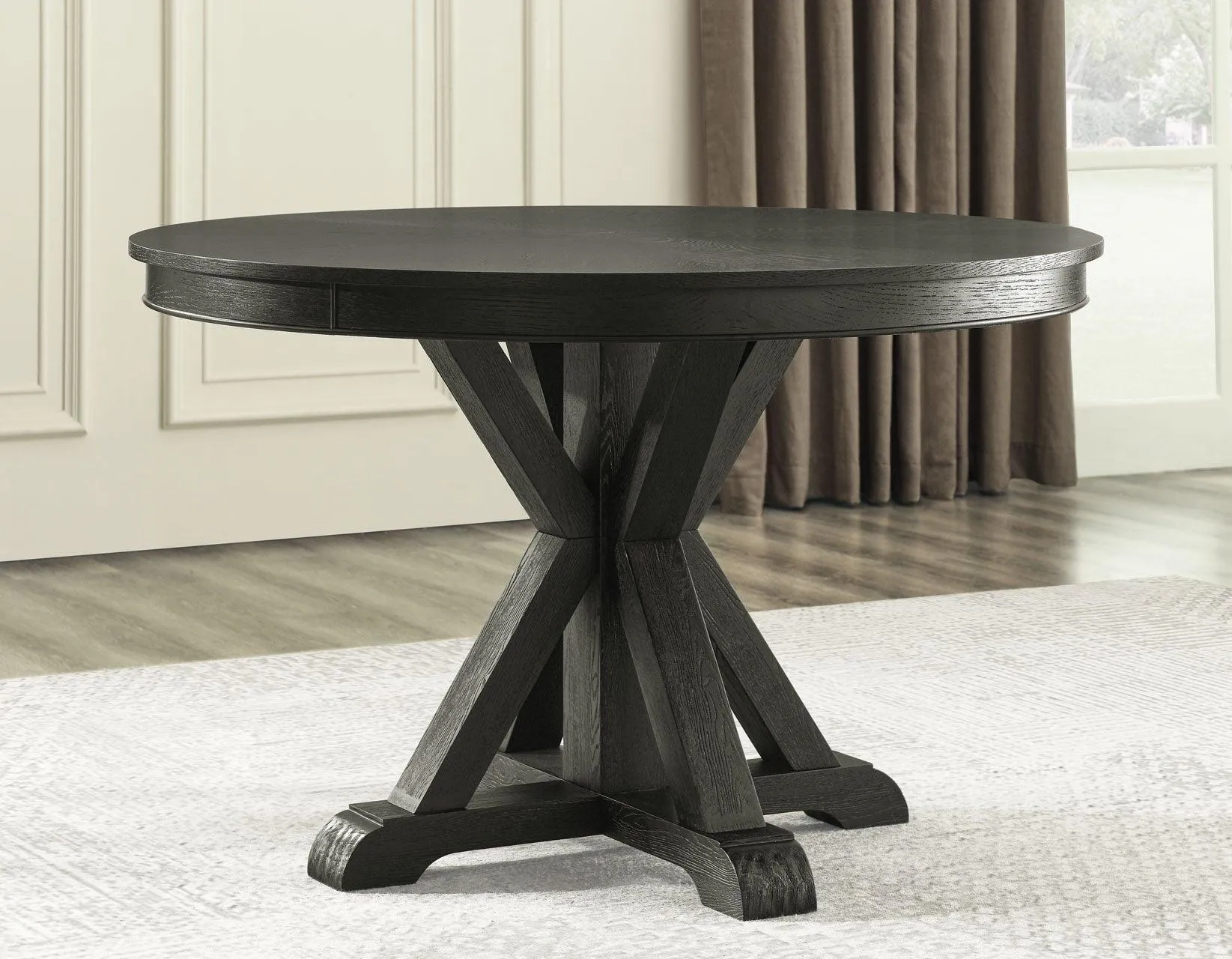 Rylie 6-Piece Game Dining Set, Black Finish - Image 8