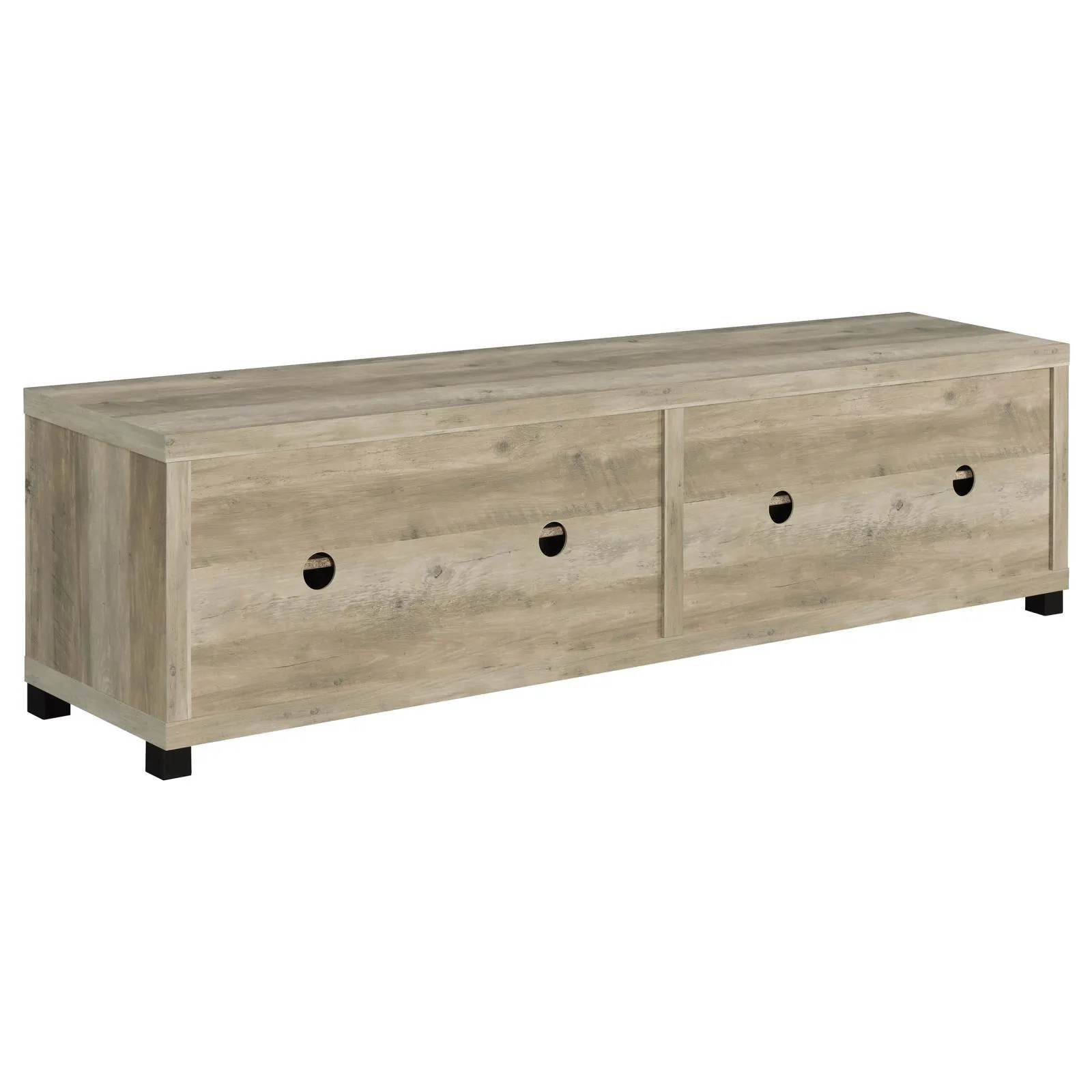 Sachin Rectangular TV Console with Glass Doors - Image 7