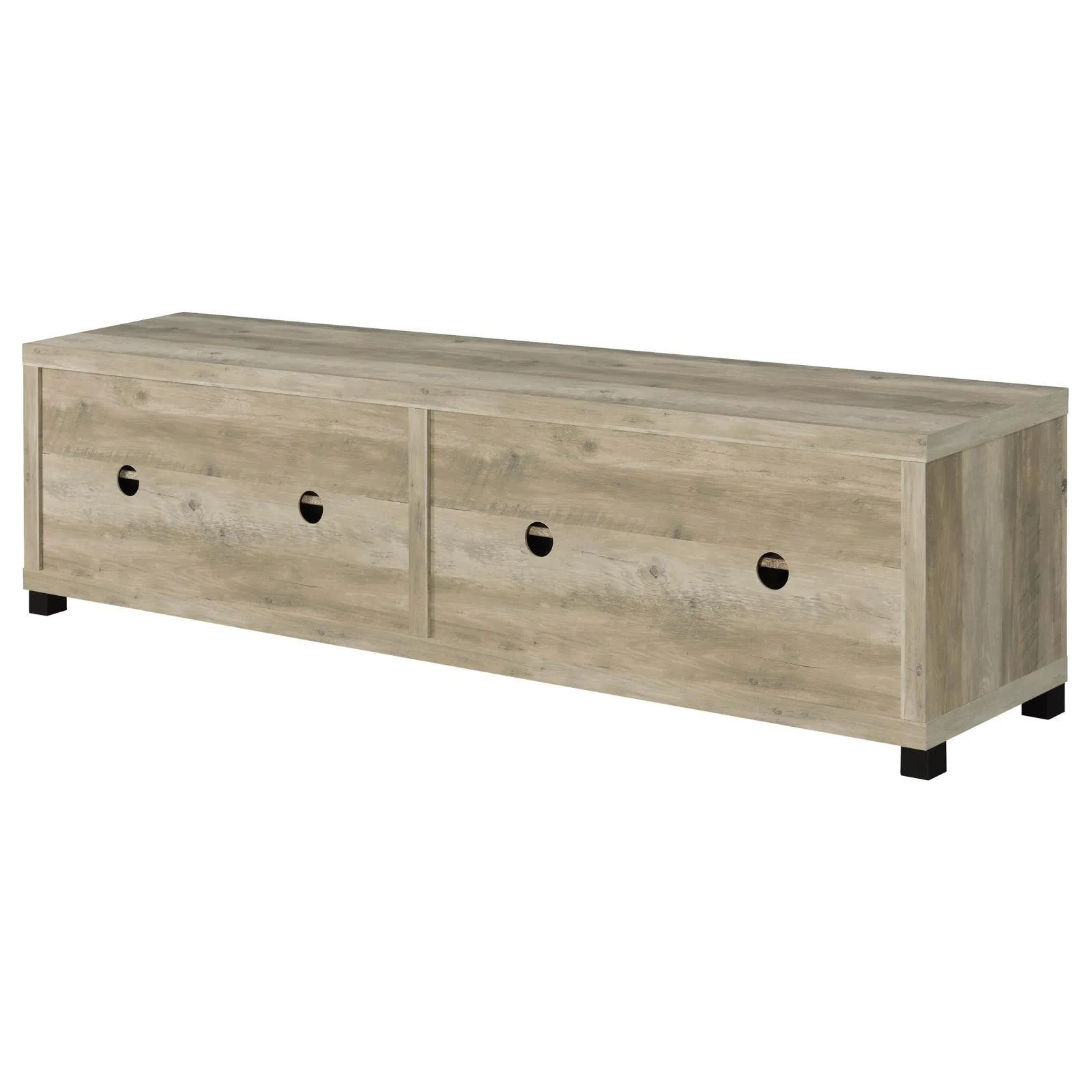 Sachin Rectangular TV Console with Glass Doors - Image 8
