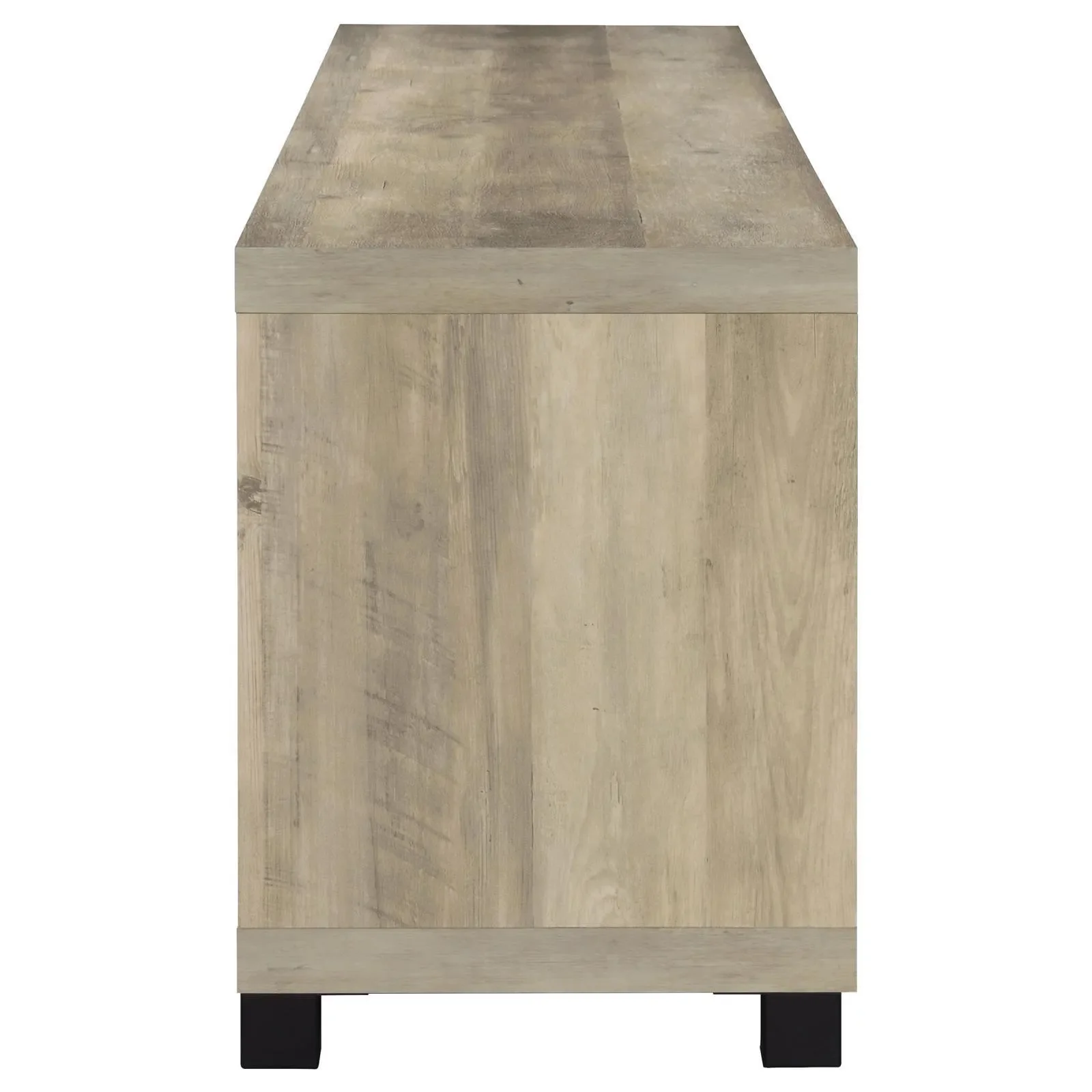 Sachin Rectangular TV Console with Glass Doors - Image 9