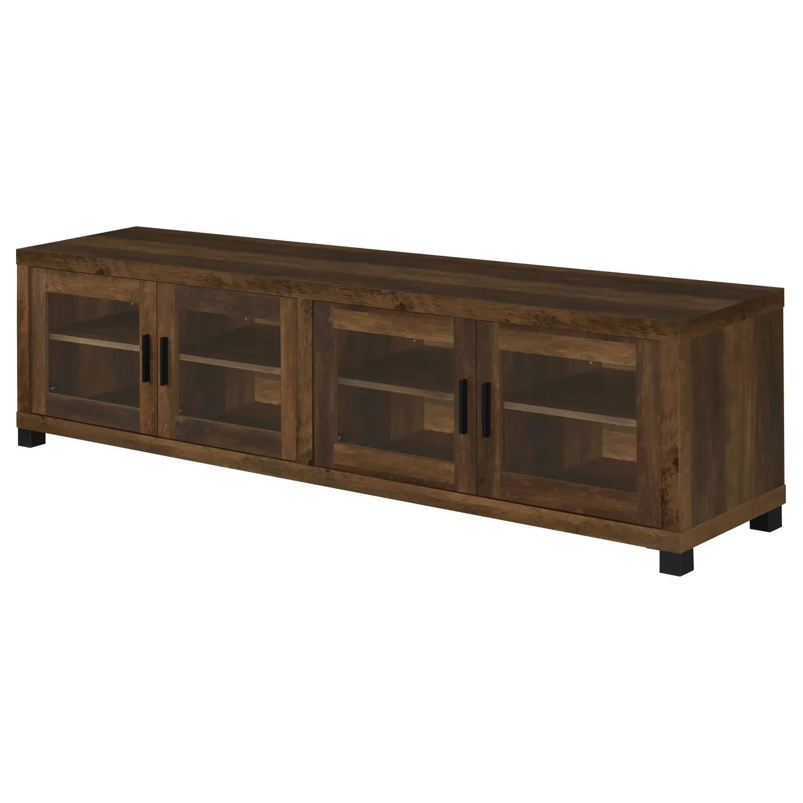 Sachin Rectangular TV Console with Glass Doors - Image 5