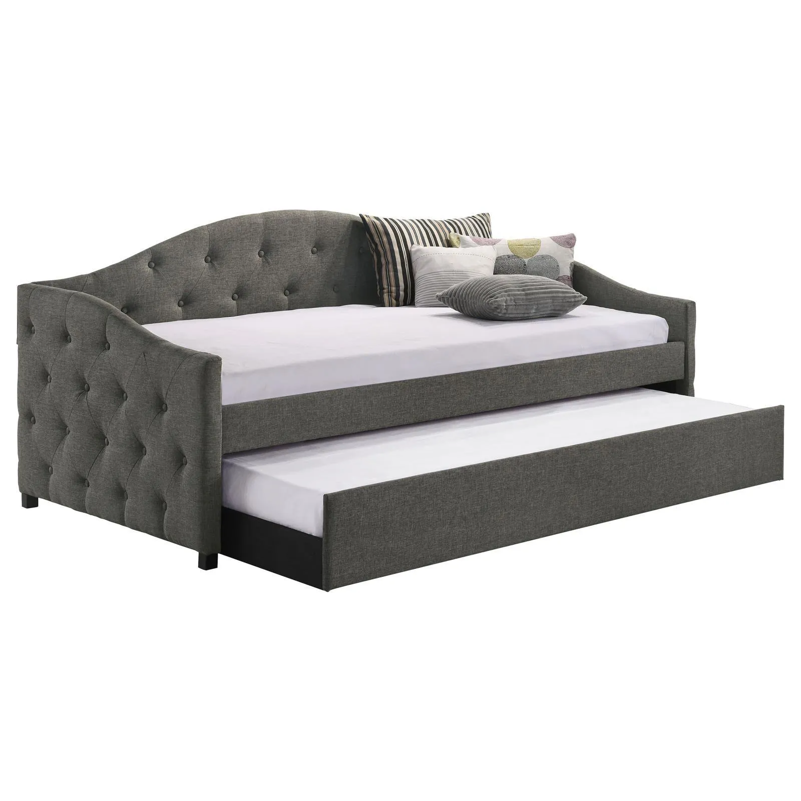 Sadie Upholstered Twin Daybed with Trundle - Image 2