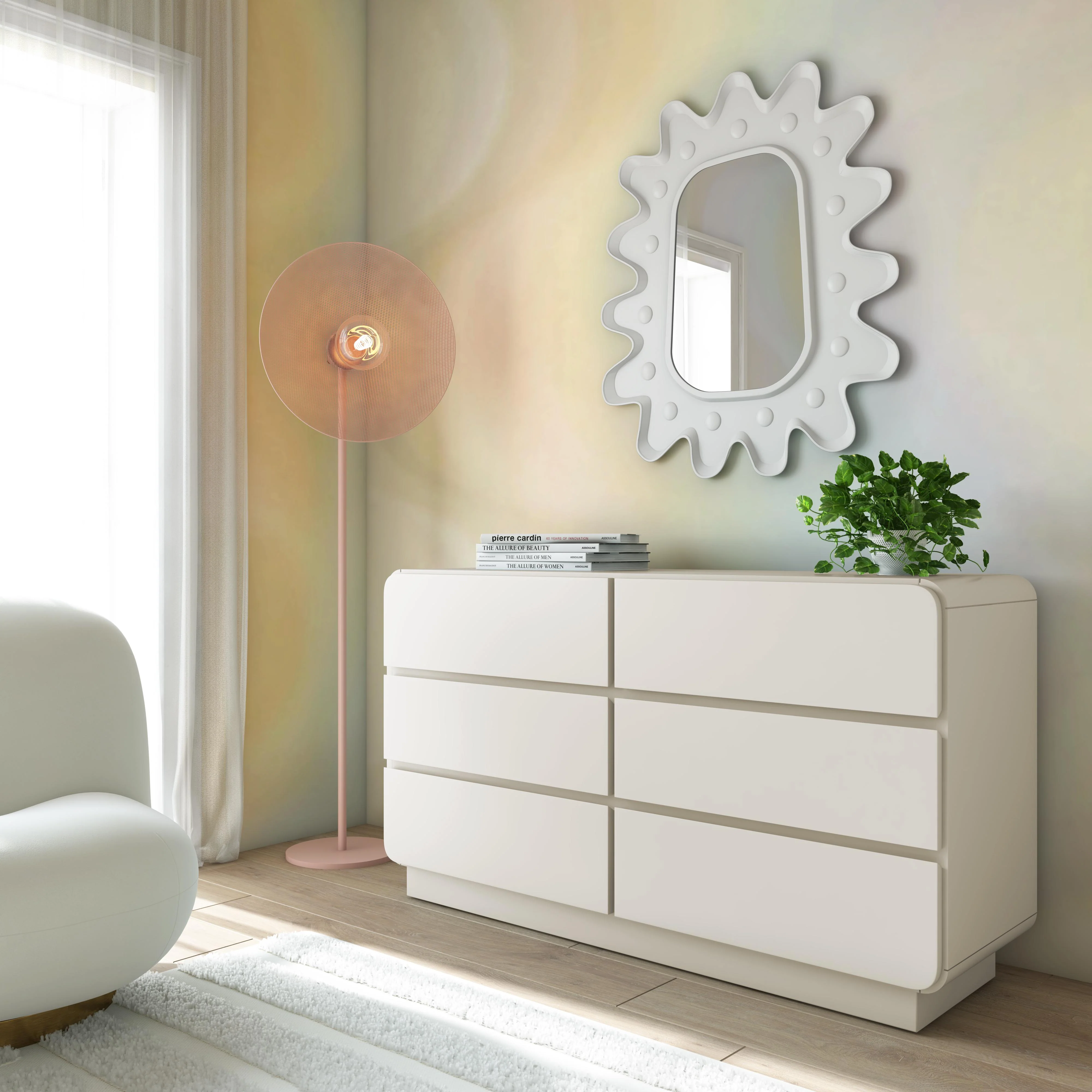 Sagura 6-Drawer Dresser - Image 3