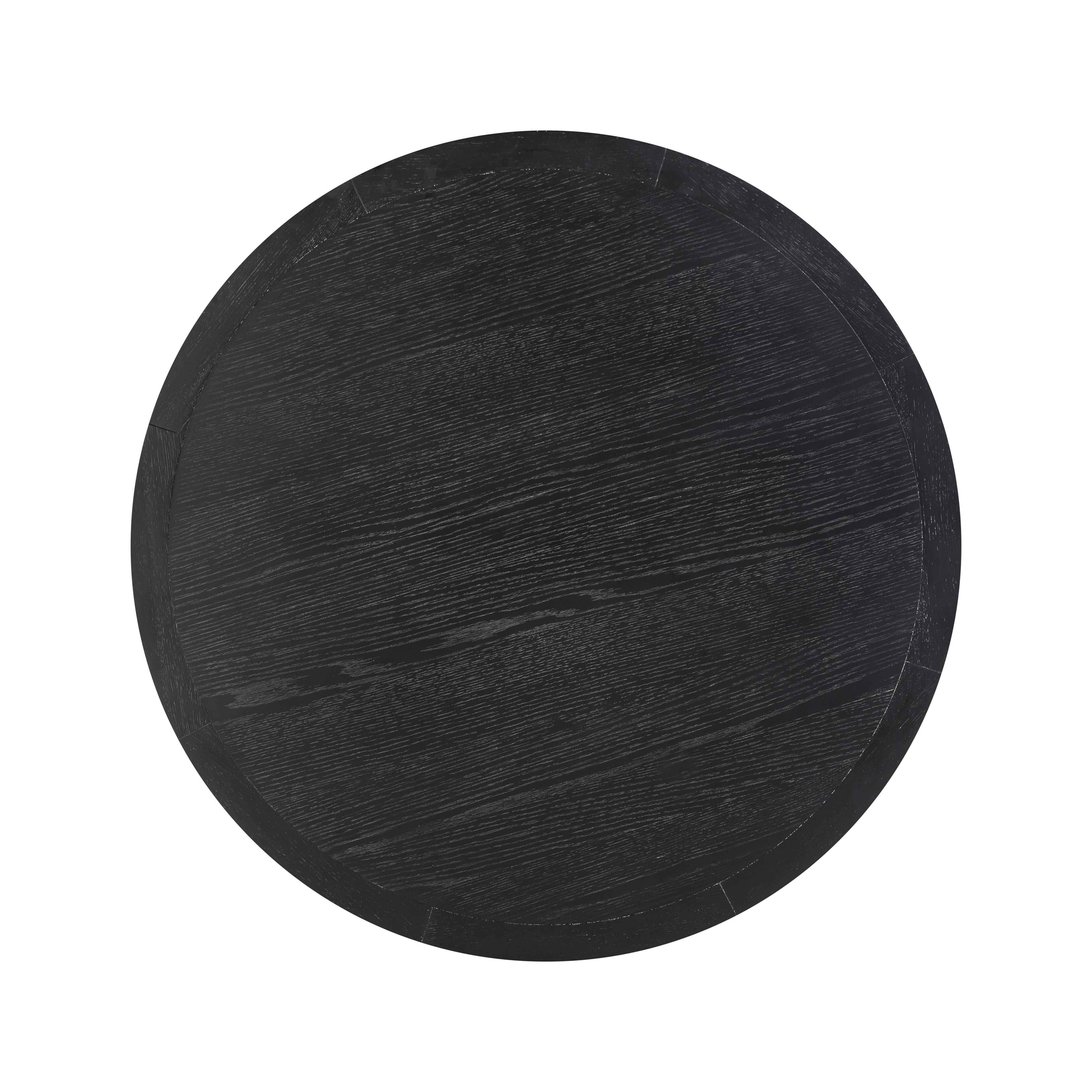 Sahara Round Oak Dining Table (41"-60") - Image 12