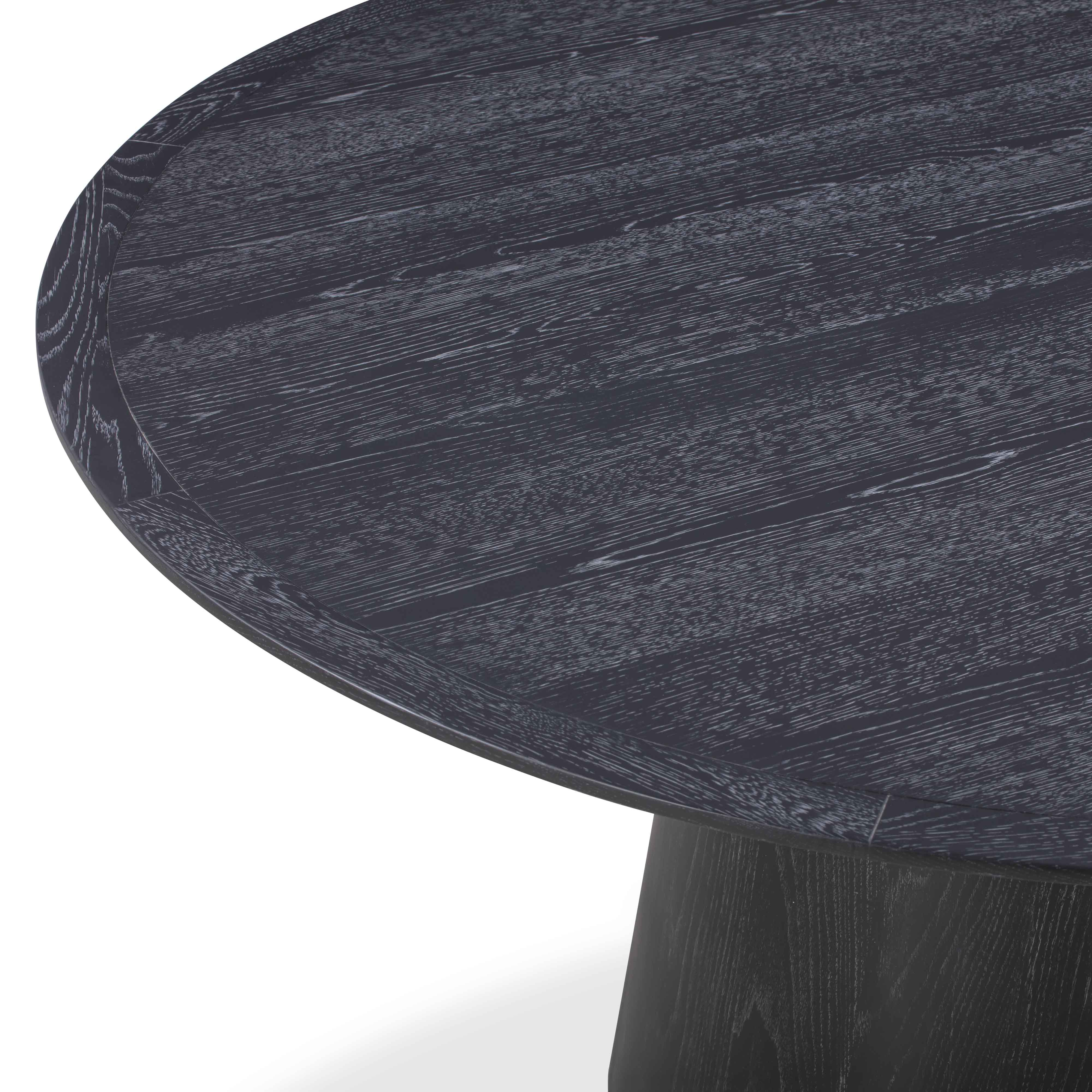 Sahara Round Oak Dining Table (41"-60") - Image 21