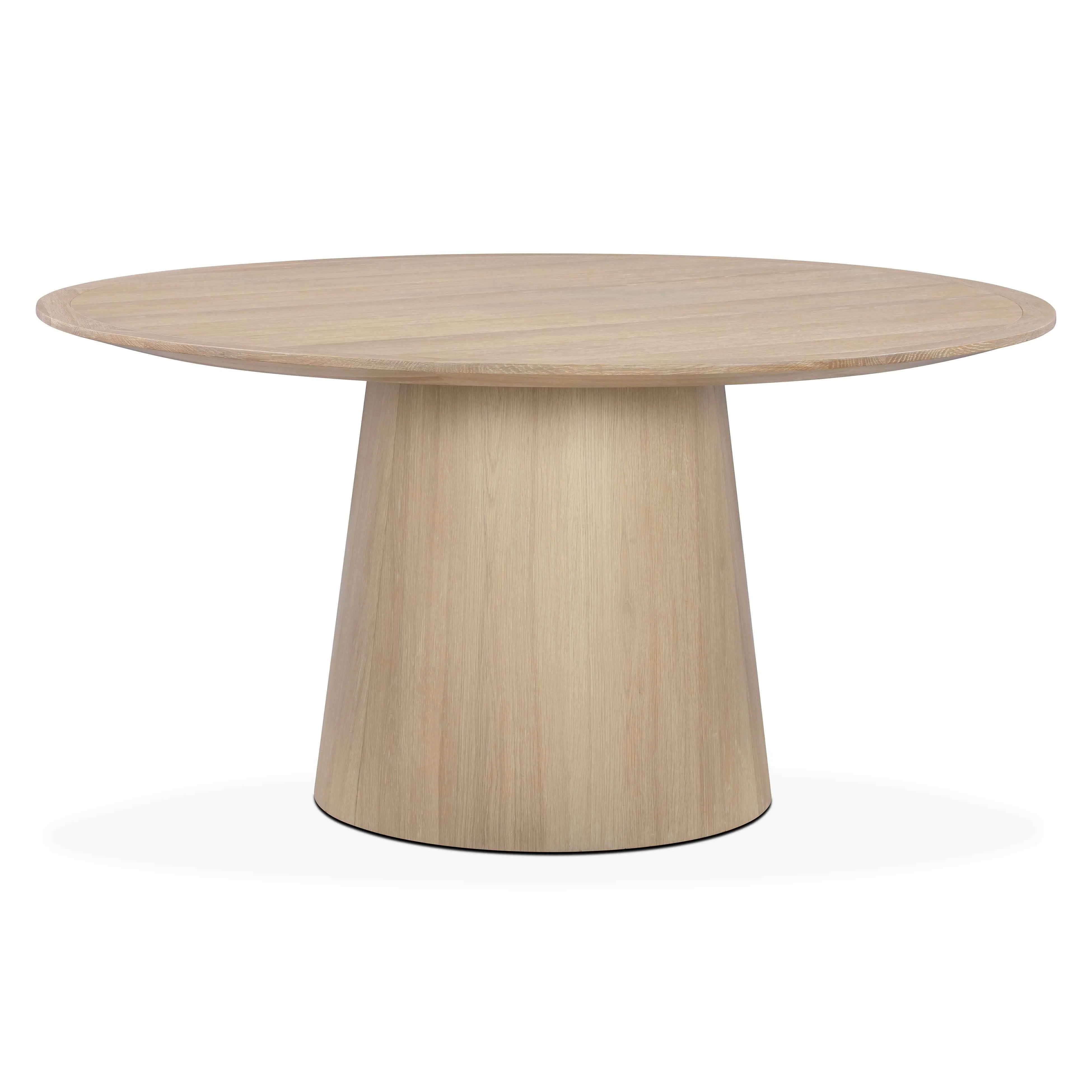Sahara Round Oak Dining Table (41"-60") - Image 24