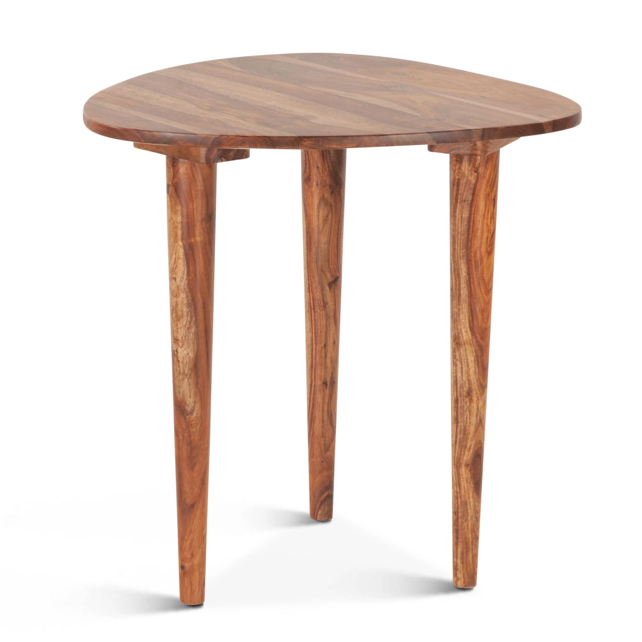 Salem 23" Side Table in Natural Sheesham Wood