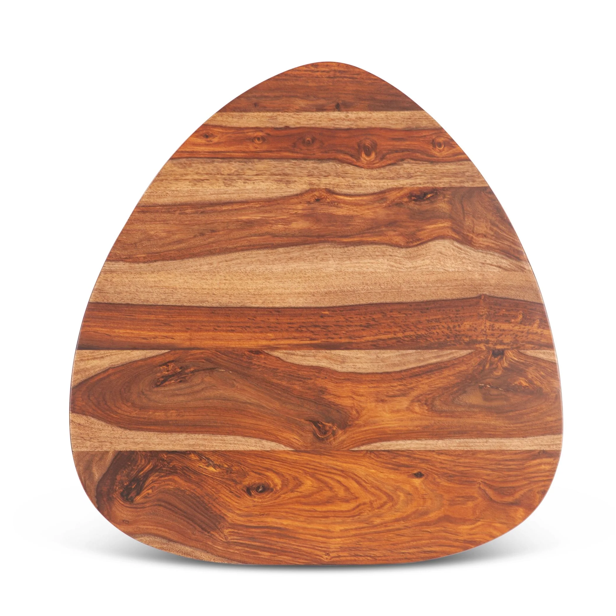 Salem 23" Side Table in Natural Sheesham Wood - Image 6