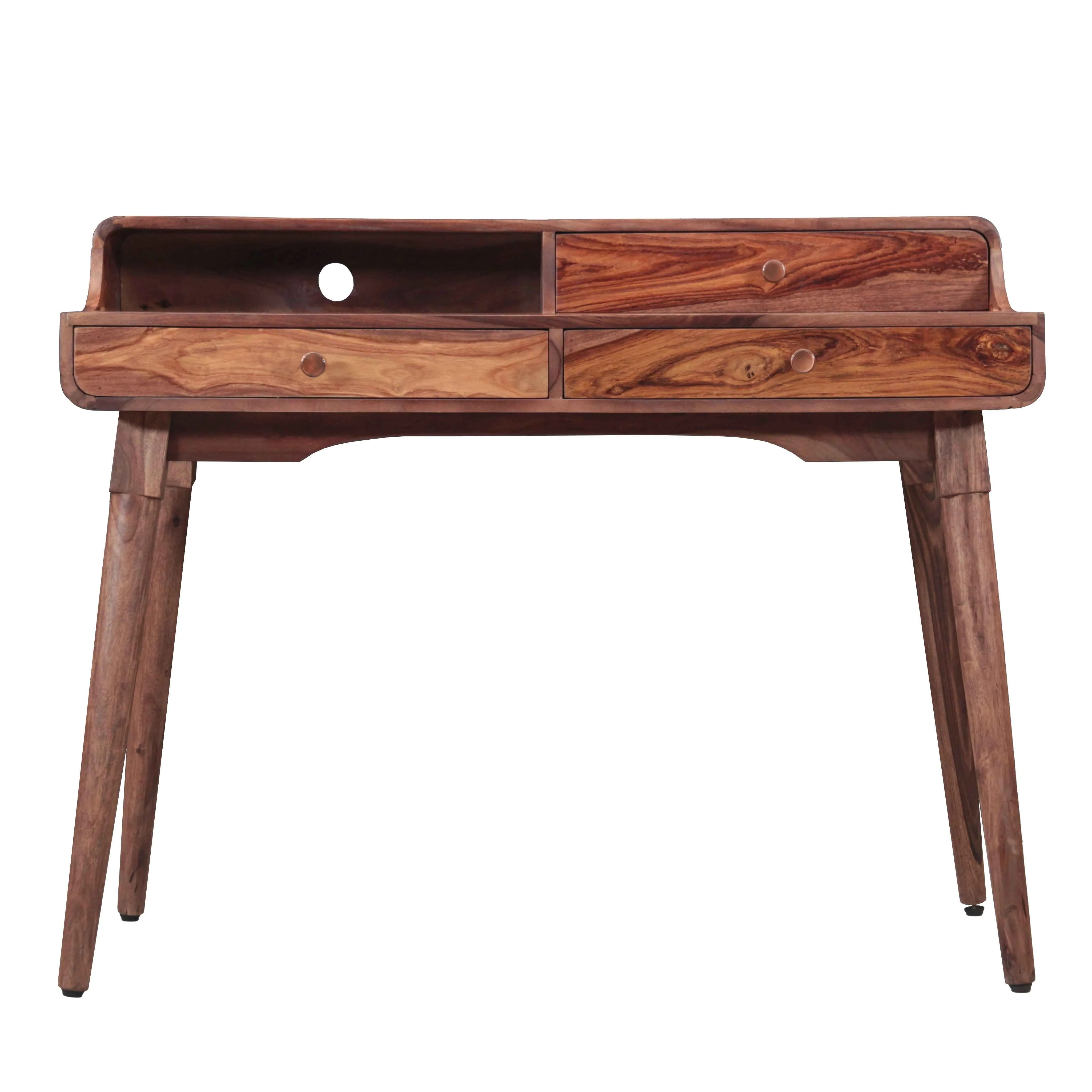 Salem Office Desk 45" in Natural Sheesham - Image 5