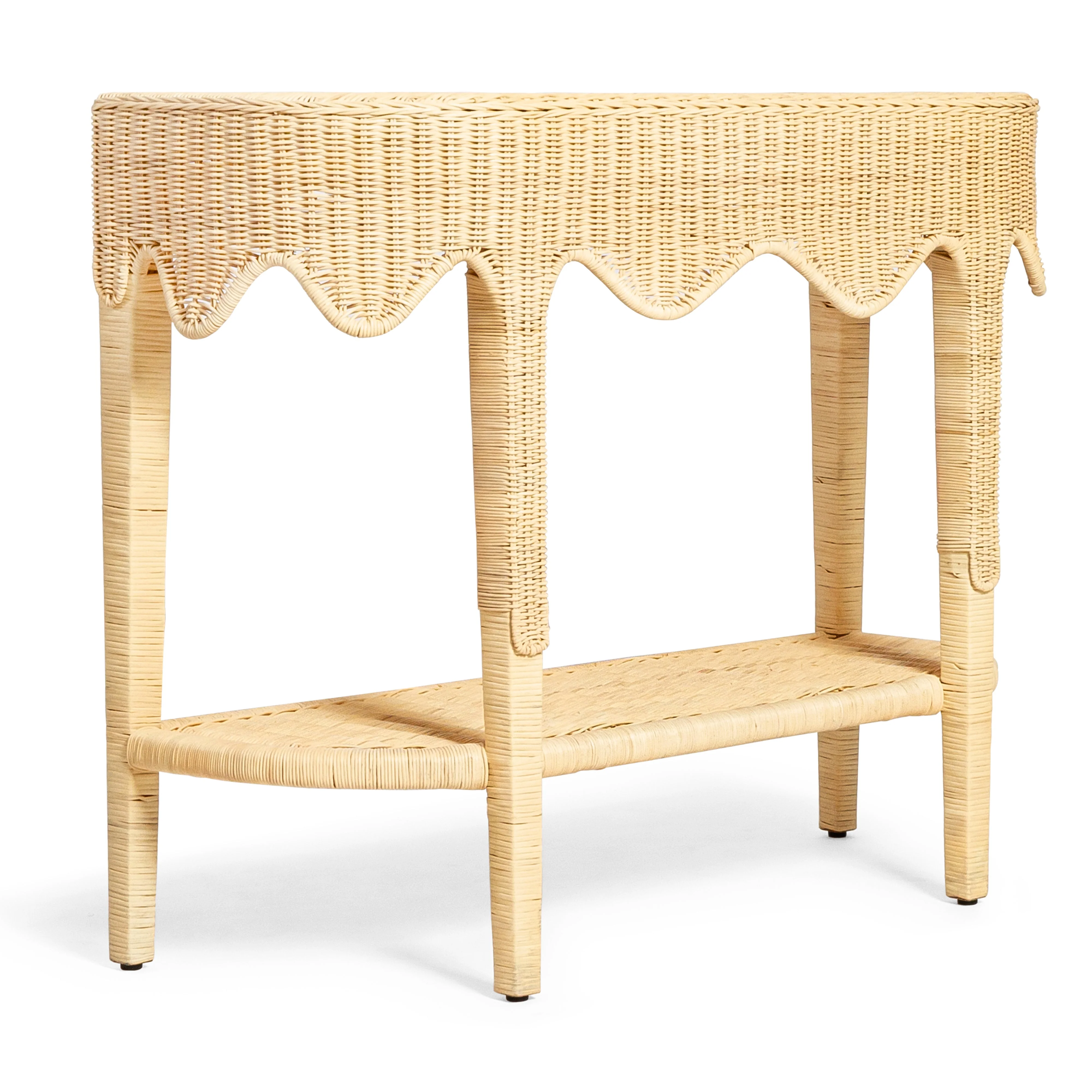 Sally 41" Natural Rattan Console Table - Image 2