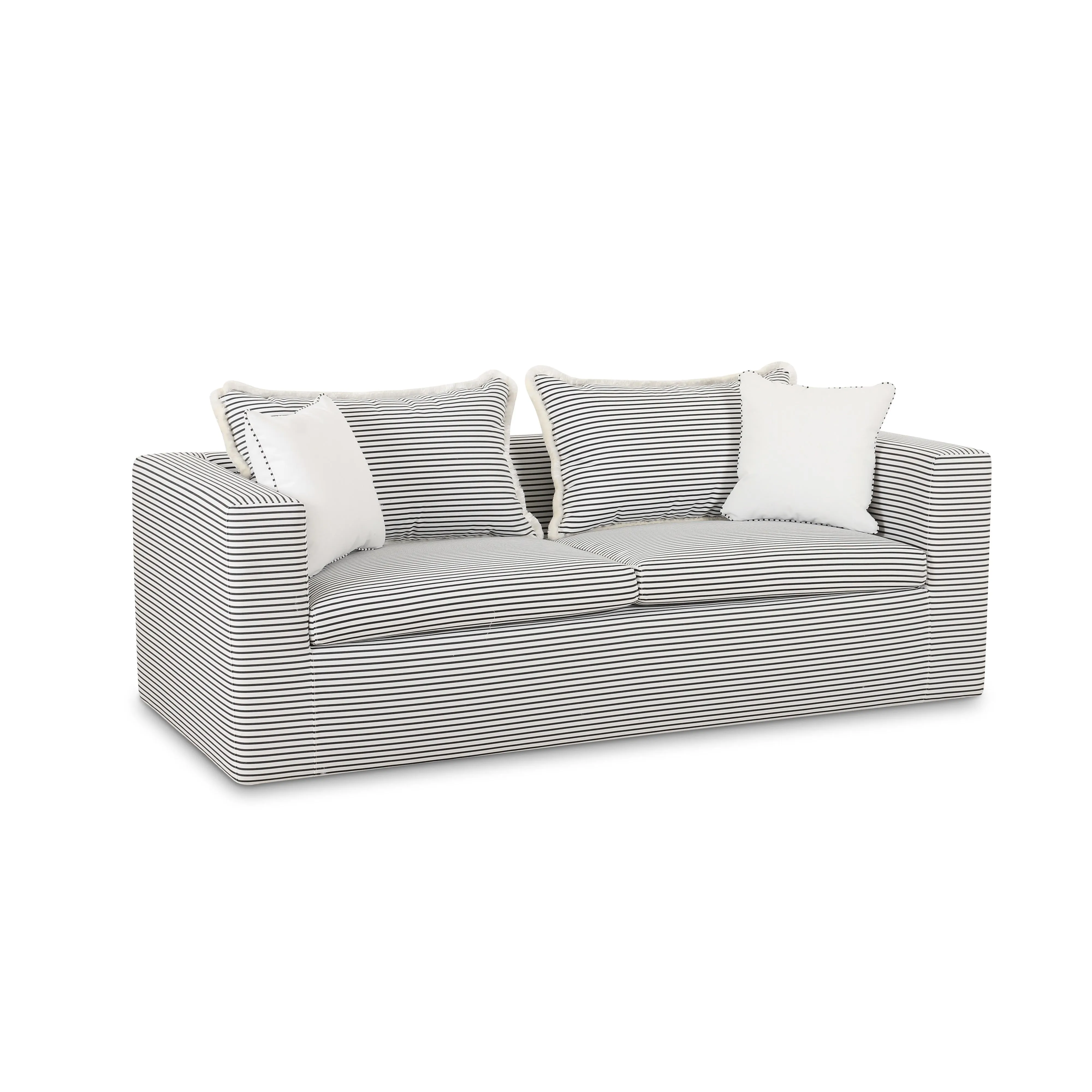 Salty Striped Outdoor Sofa - Image 17