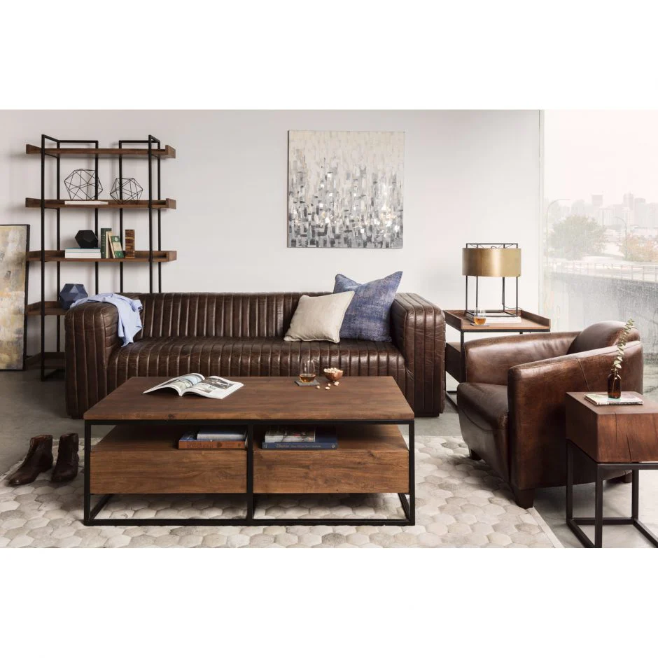 Salzburg Club Chair Dark Brown Leather - Image 2