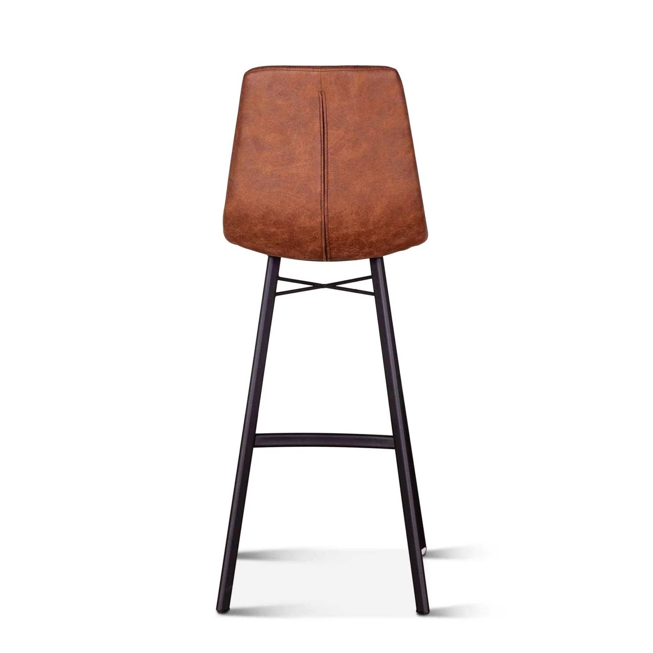 Sam 18" Bar Chair in Trapper Brown Microfiber