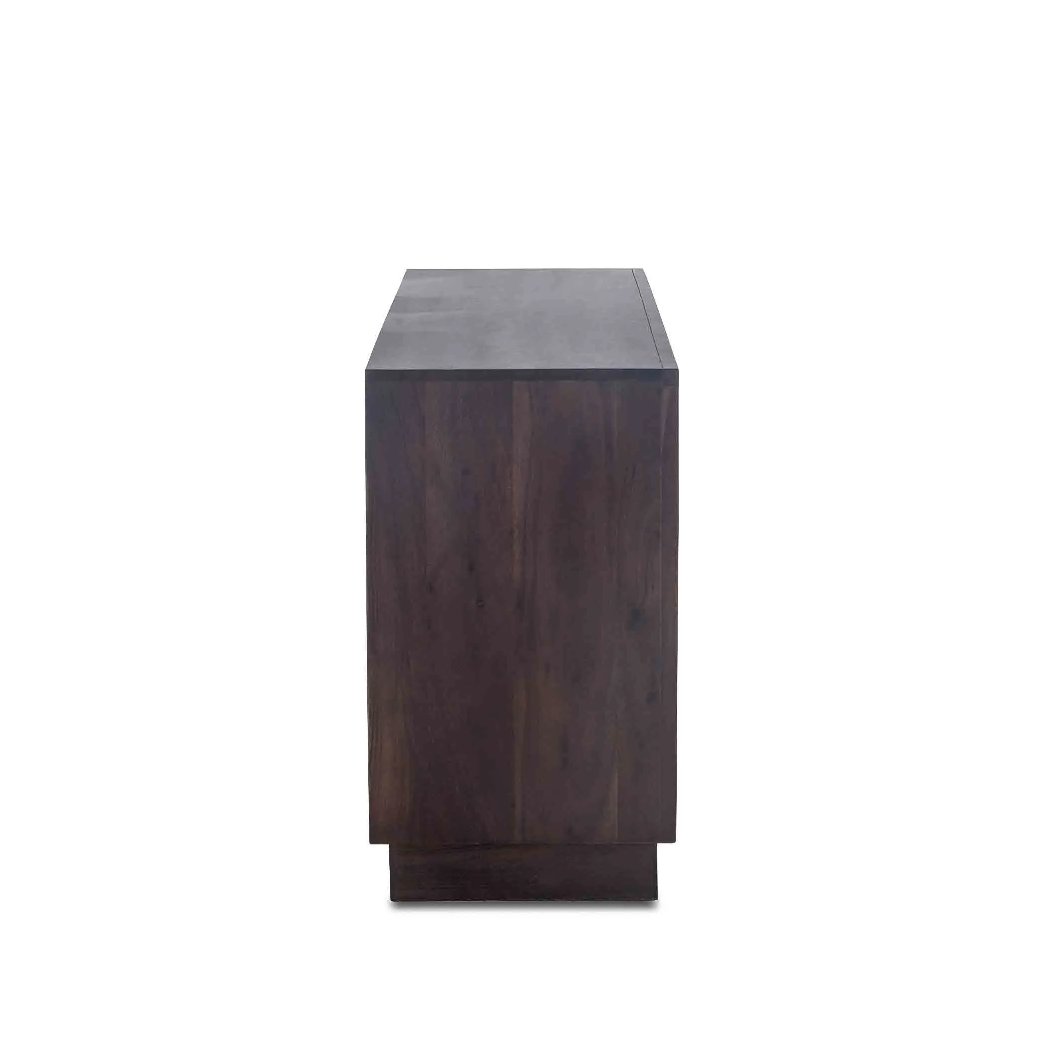 San Marino 64" Dresser in Raw Walnut and Ebony - Image 6