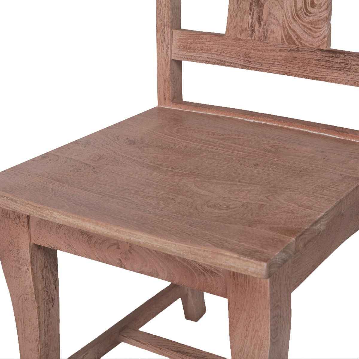 San Rafael 18" Wood Dining Chair in Antique Oak, Set of 2 - Image 5