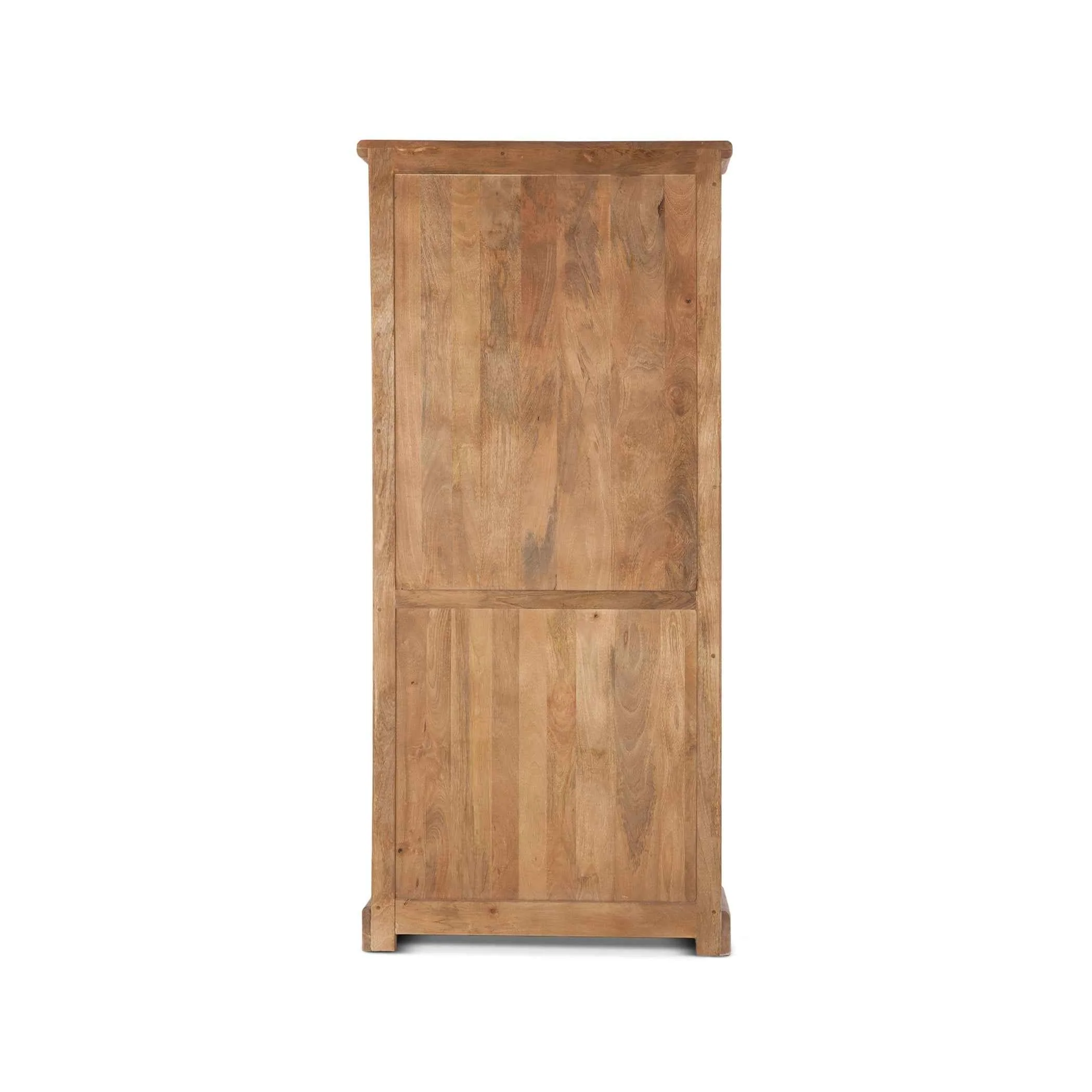 San Rafael 38" Tall Glass Cabinet in Antique Oak - Image 3