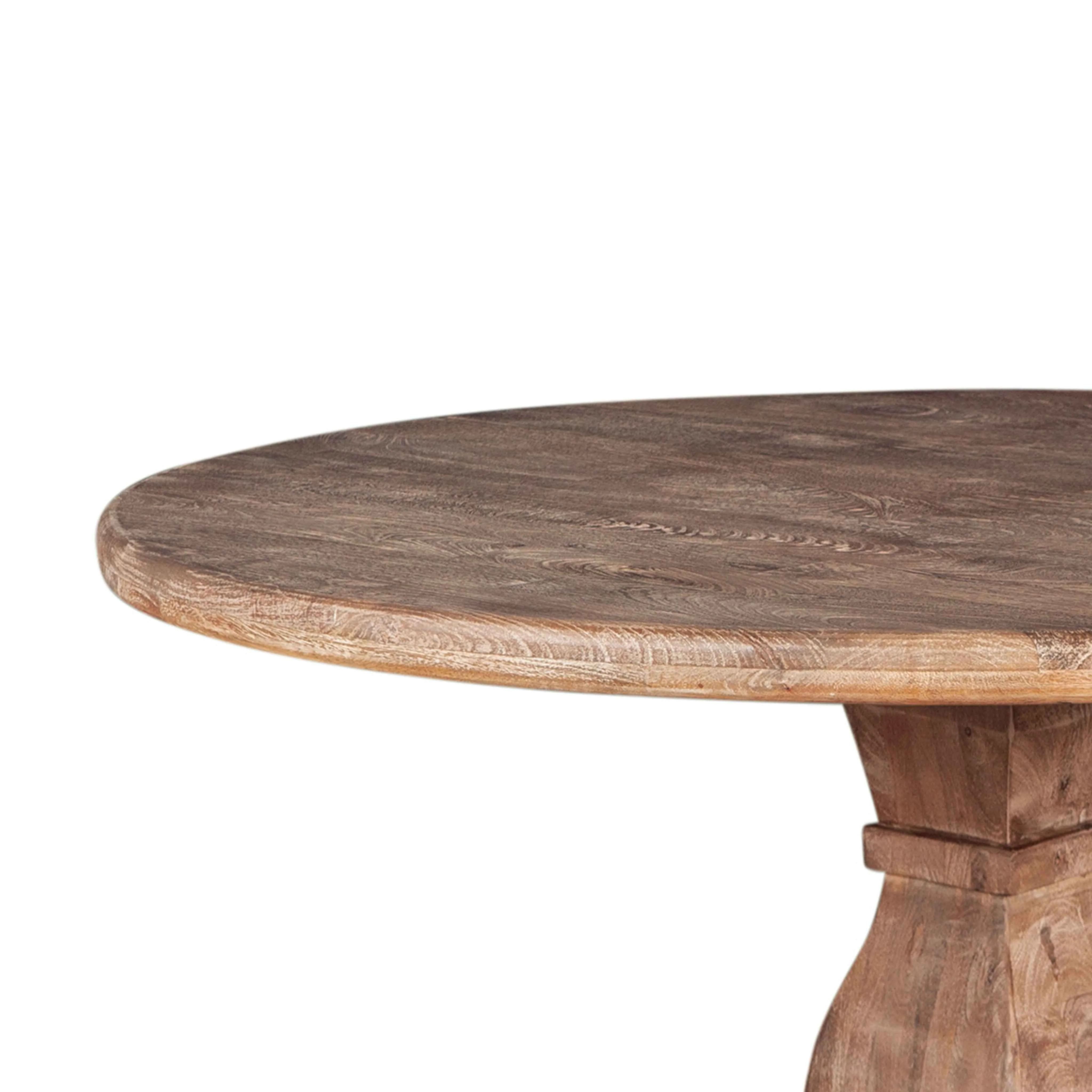 San Rafael 48" Round Gathering Table in Antique Oak - Image 2