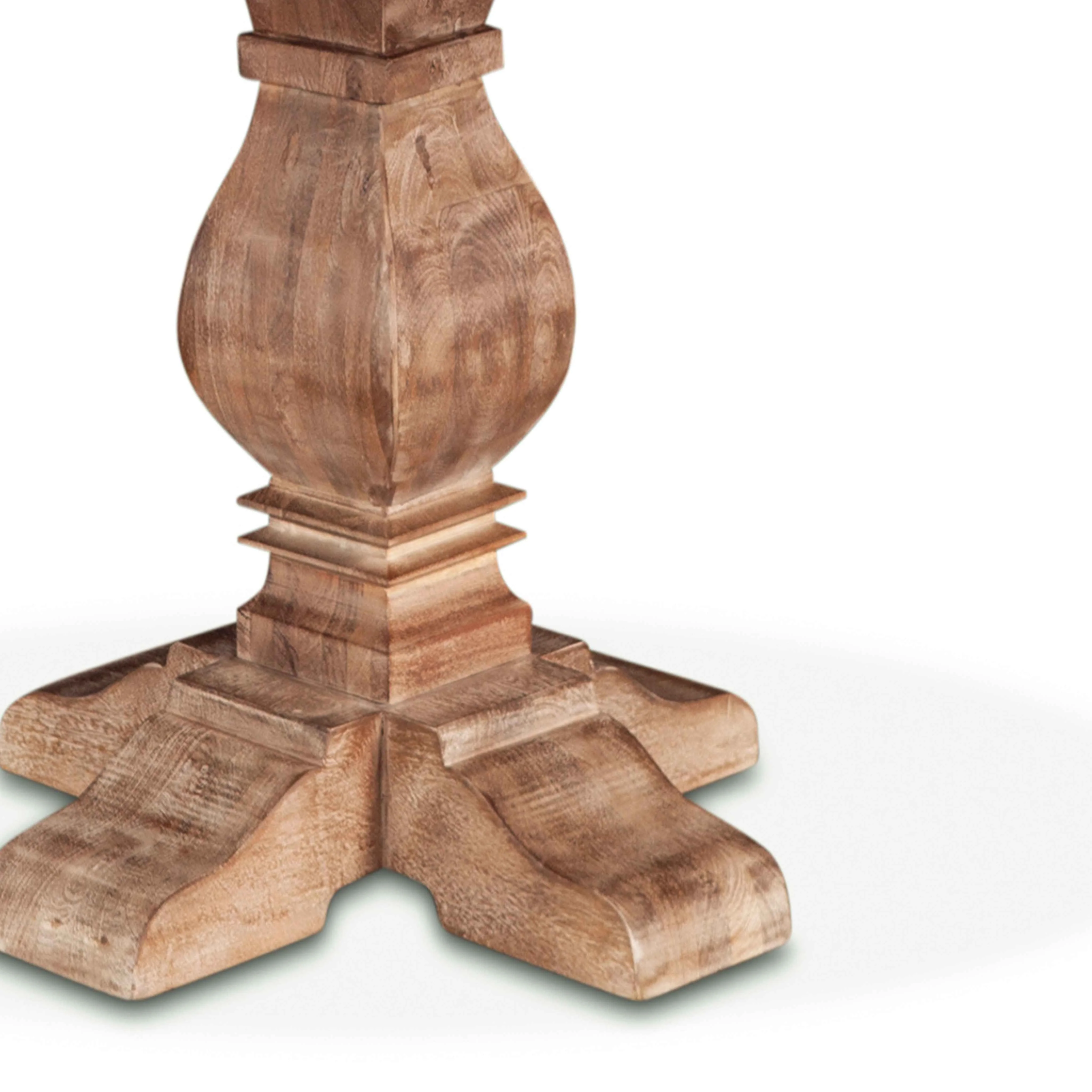 San Rafael 48" Round Gathering Table in Antique Oak - Image 3