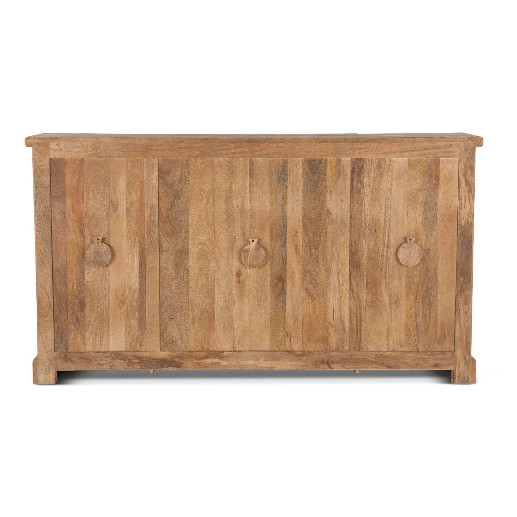 San Rafael 75" Glass Cabinet in Antique Oak - Image 2