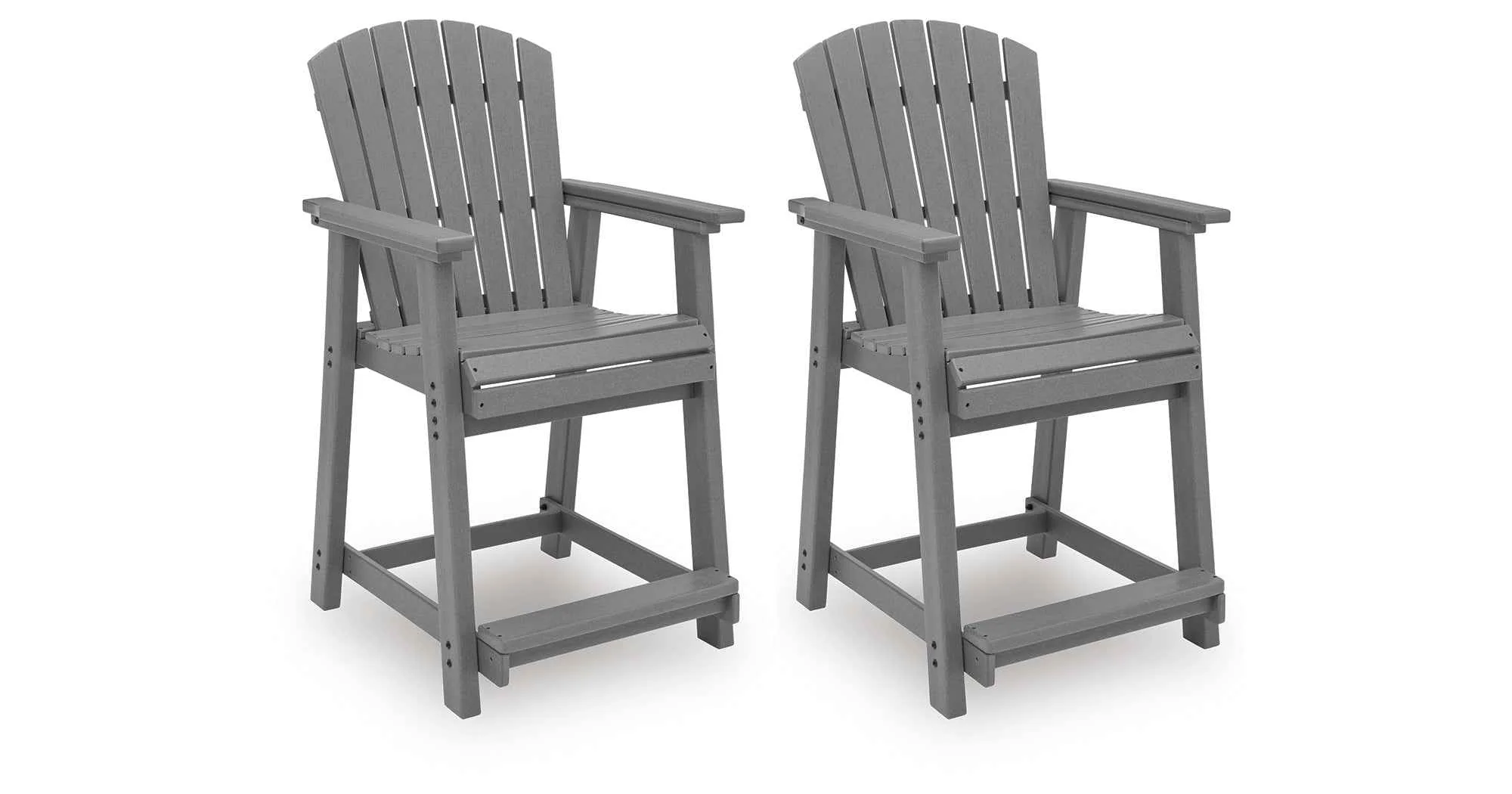 Sanctuary Beach Dark Gray Outdoor Counter Height Dining Set - Image 17