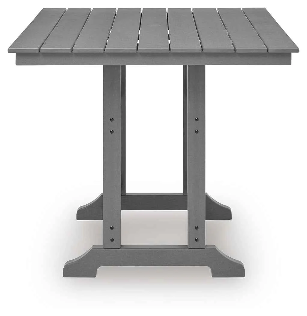Sanctuary Beach Dark Gray Outdoor Counter Height Dining Set - Image 8