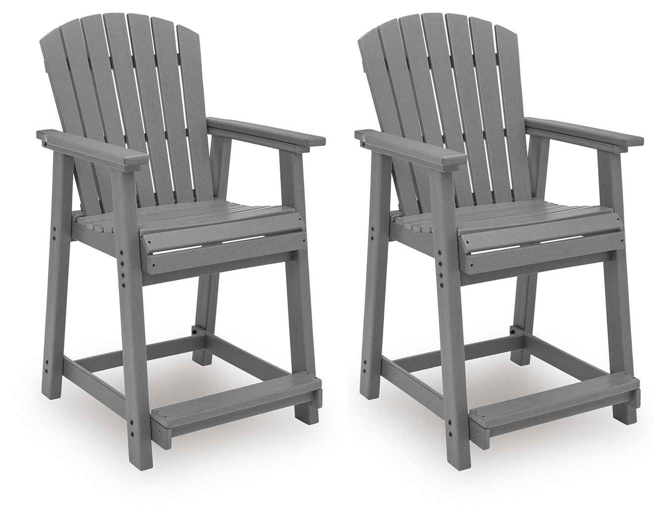 Sanctuary Beach Dark Gray Outdoor Counter Height Dining Set - Image 9