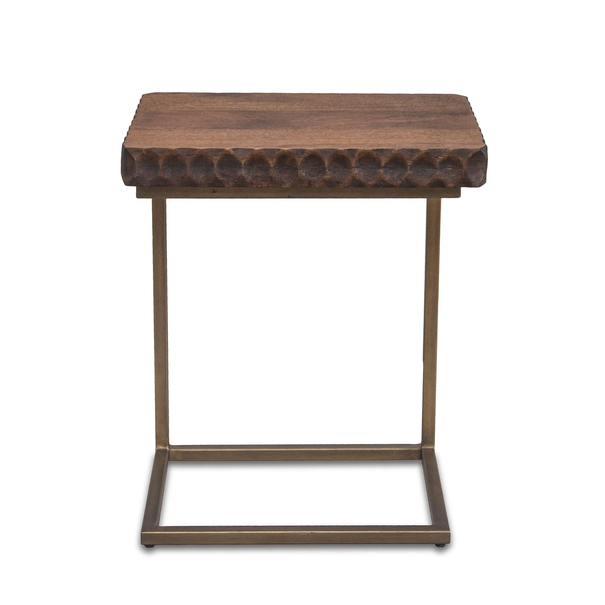 Santa Cruz 18" Side Table in Two Tone - Image 2