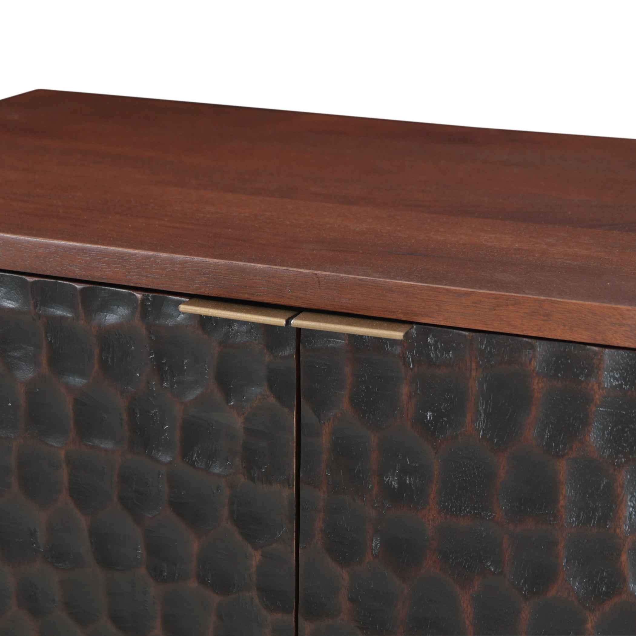 Santa Cruz 39" Bar Cabinet in Two Tone - Image 3